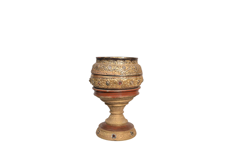 Antique Gilded Ritual Bowl