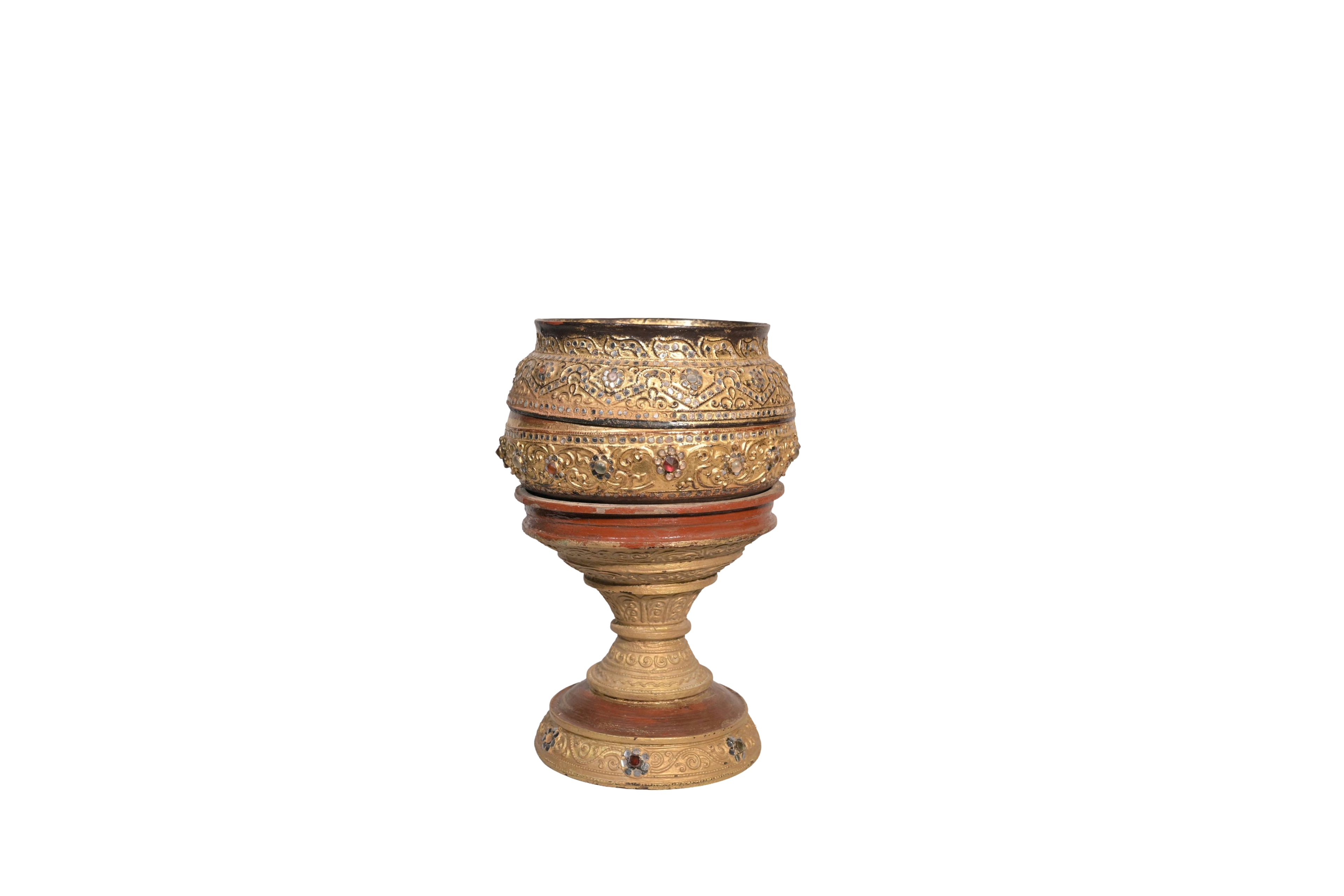 Antique Gilded Ritual Bowl
