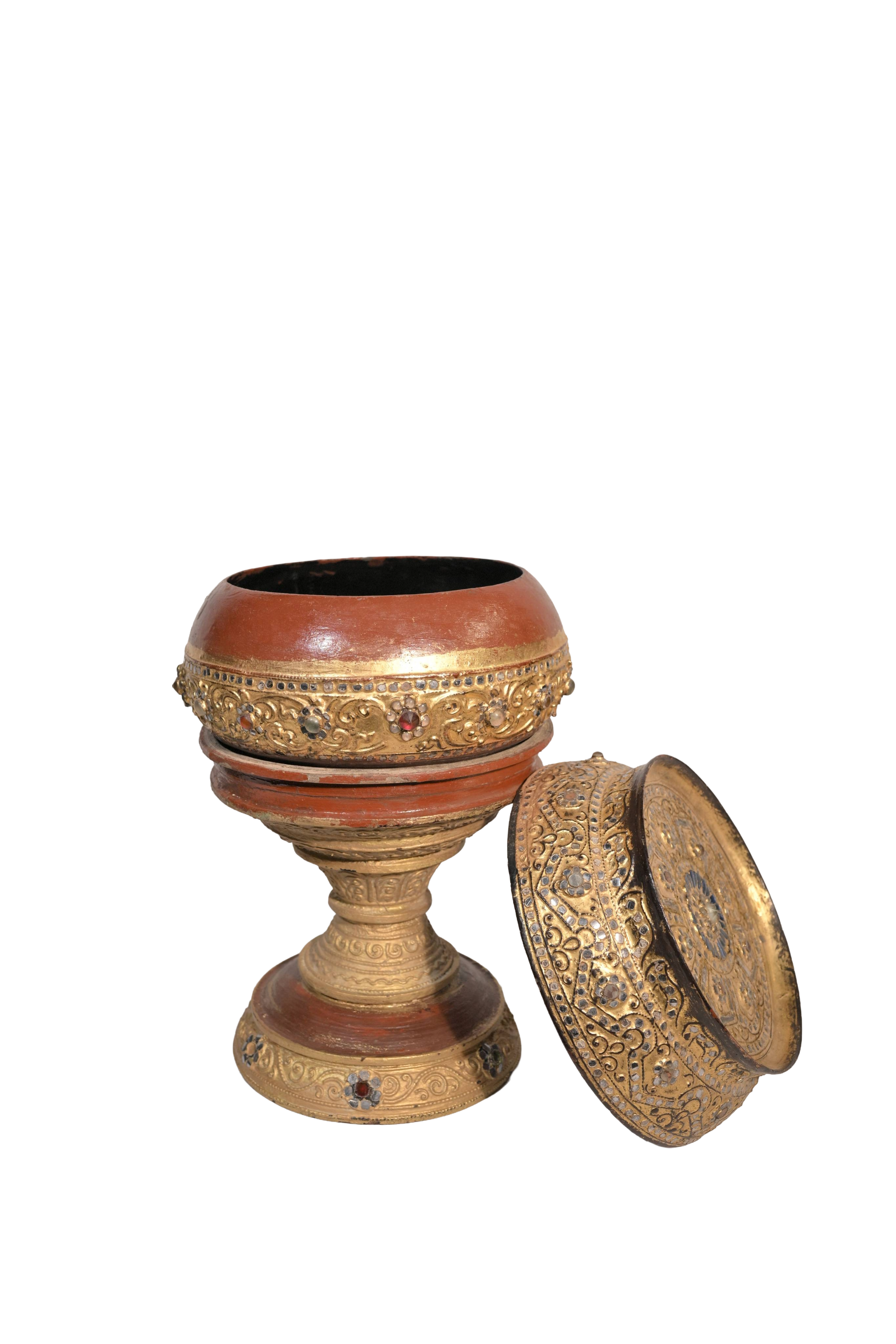 Antique Gilded Ritual Bowl