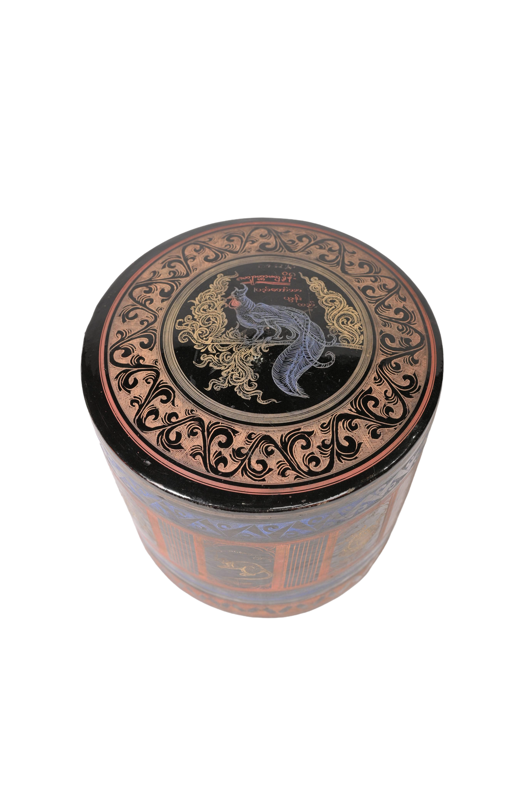 Painted Wooden Nesting Box Set
