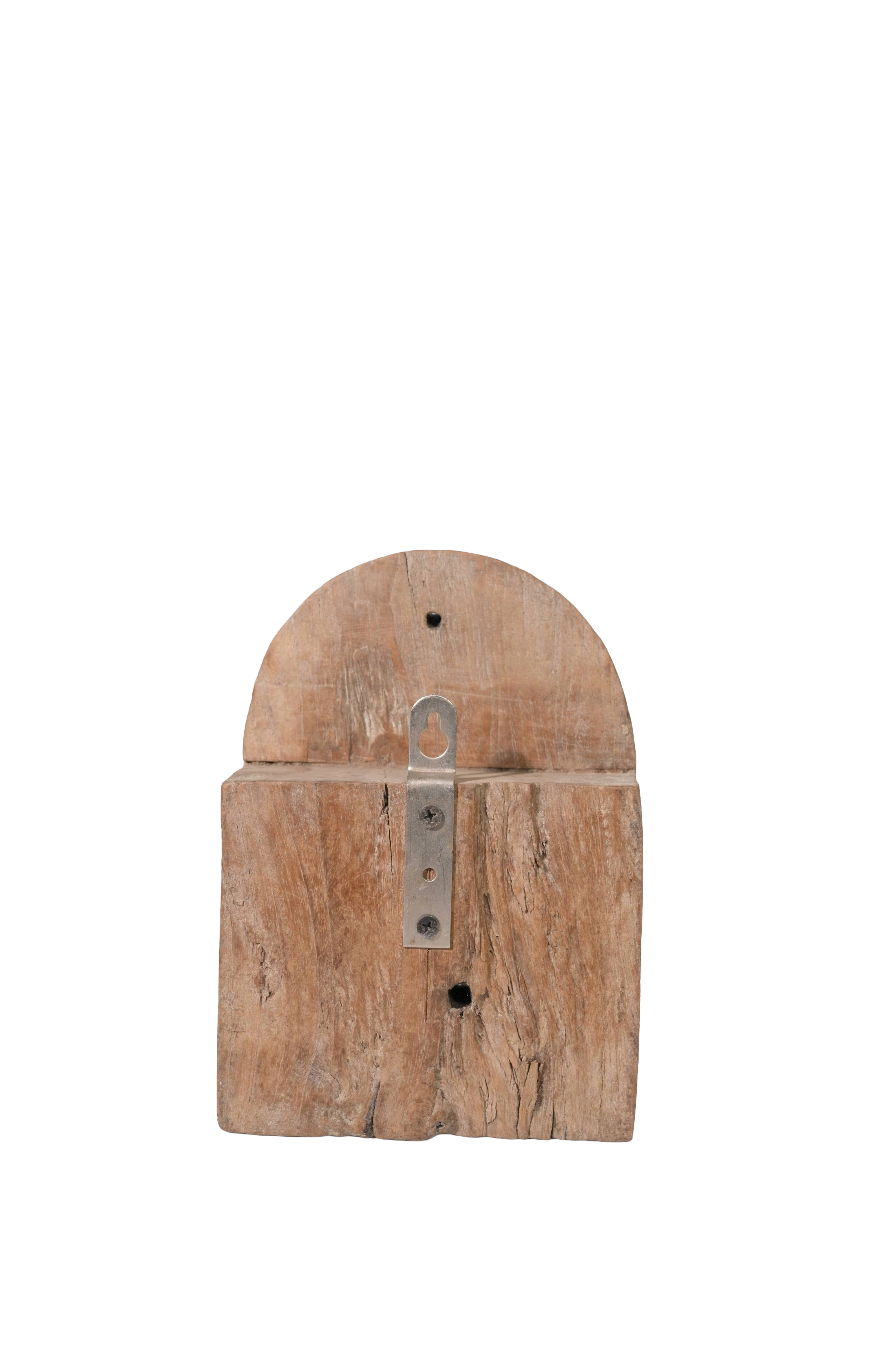 Carved Wooden Face Relief Panel