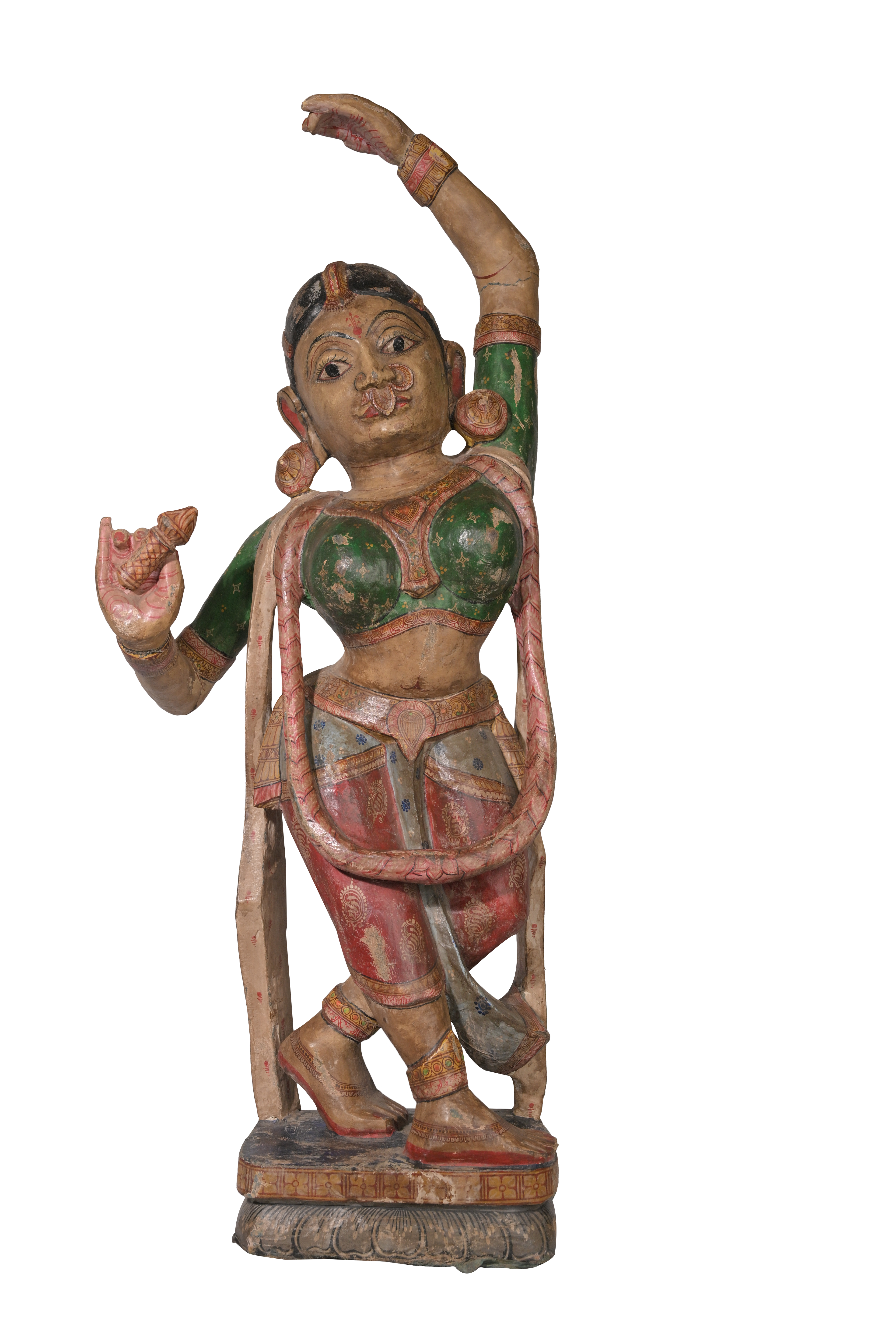 Traditional Dancing Lady Sculpture