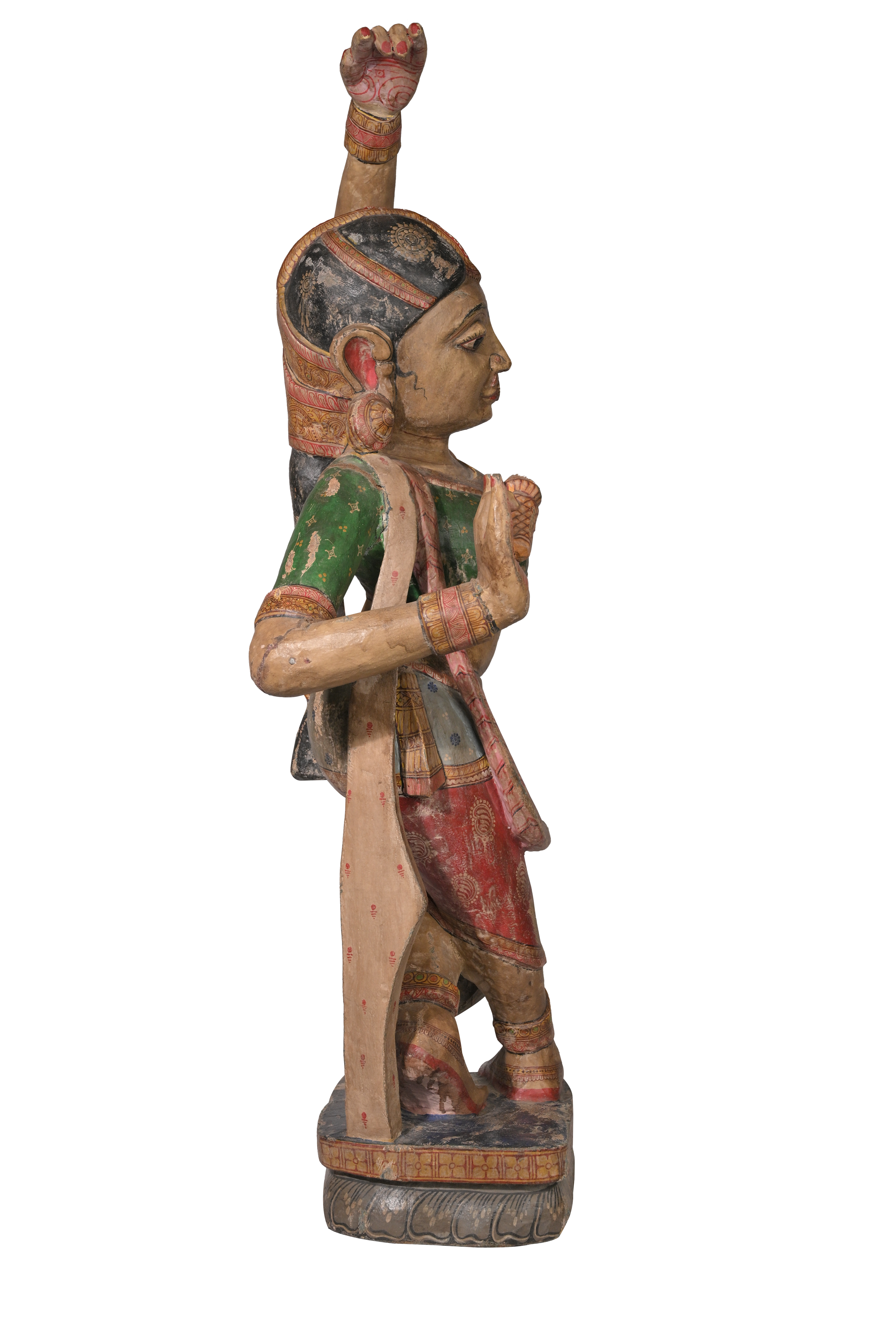 Traditional Dancing Lady Sculpture