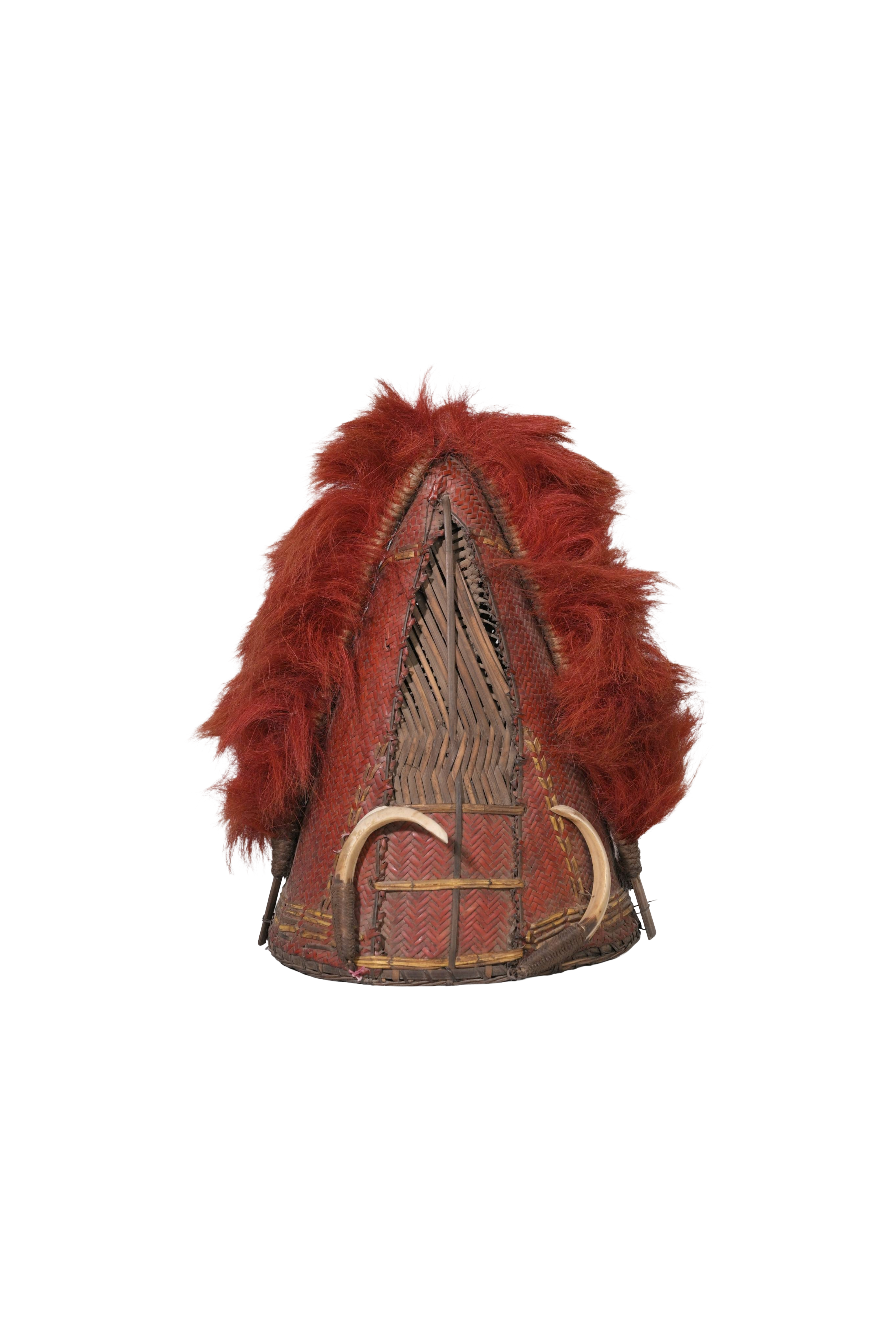 Antique Naga Warrior Ceremonial Headgear