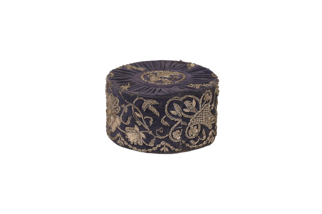 Royal Zardozi Velvet Textile Box