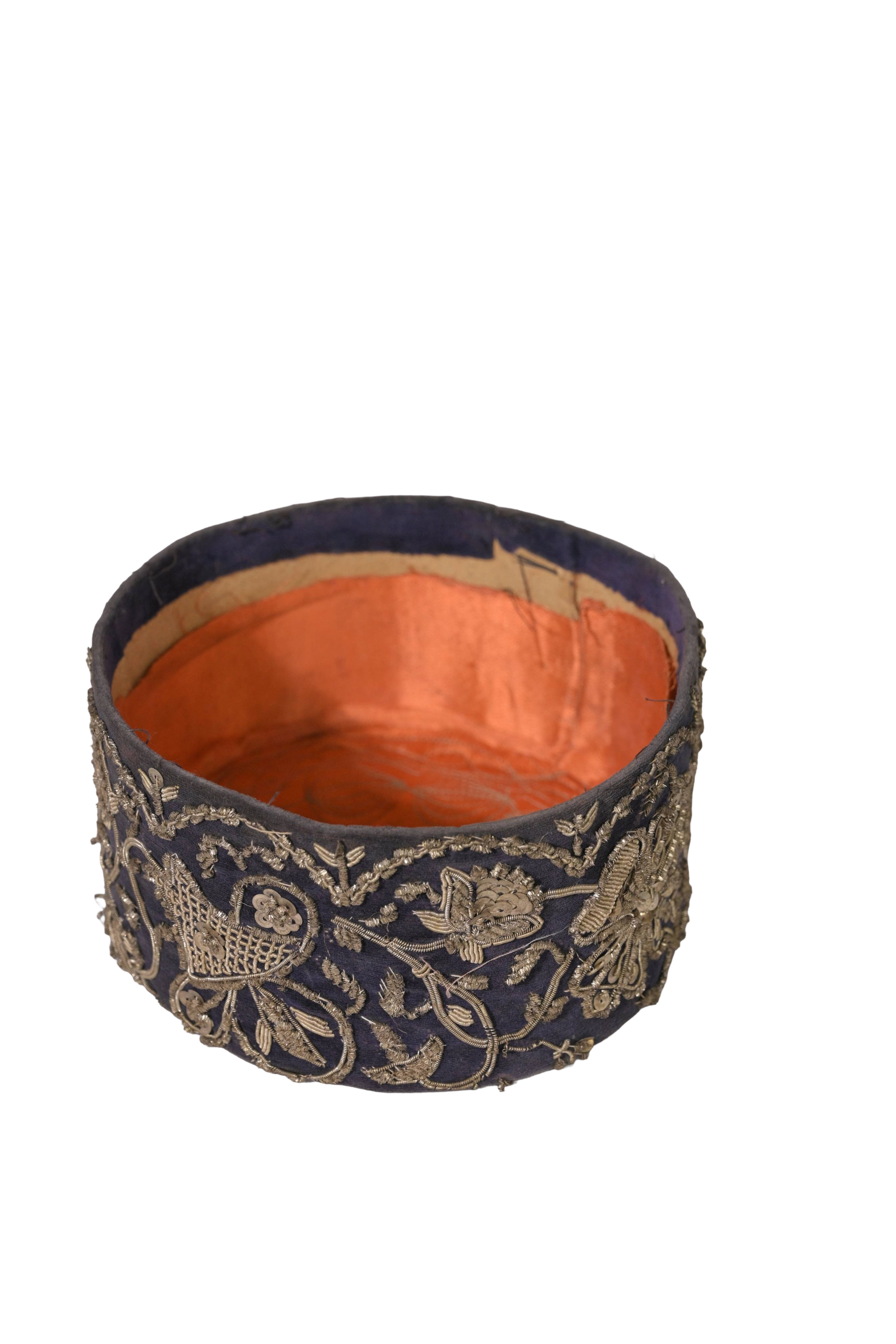 Royal Zardozi Velvet Textile Box