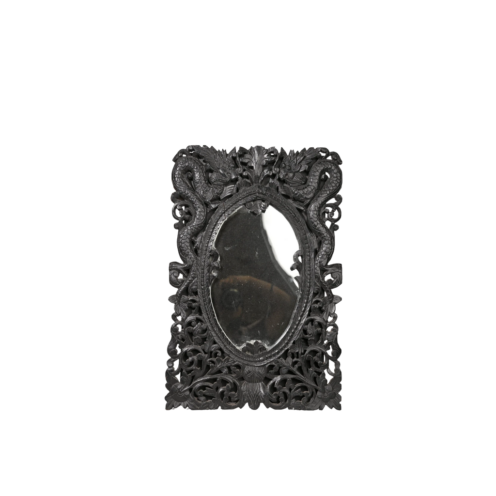 Carved Wooden Mirror Frame