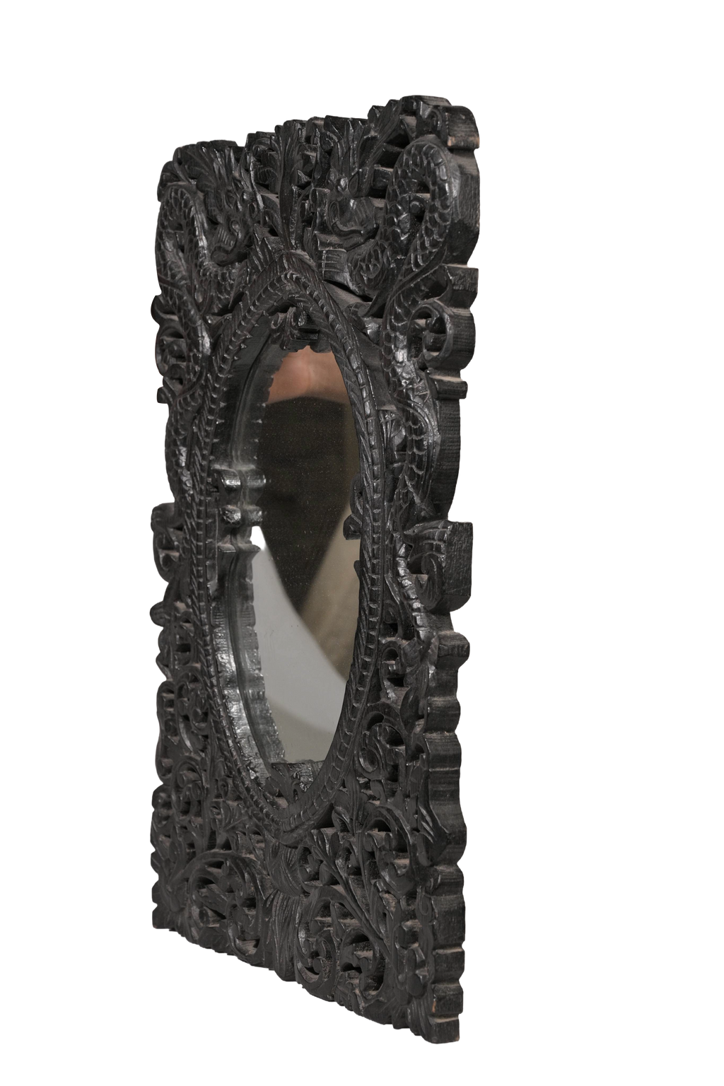 Carved Wooden Mirror Frame