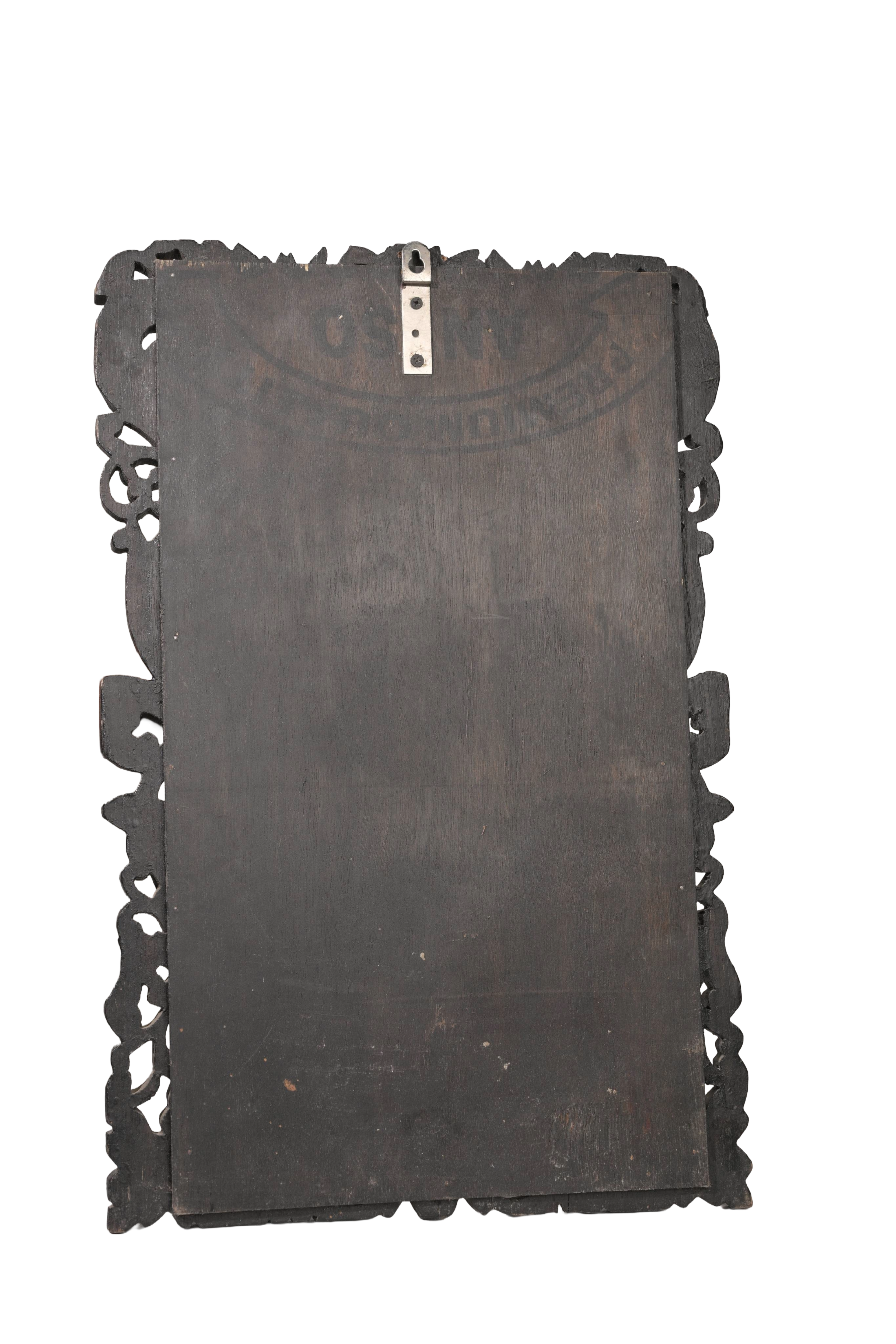 Carved Wooden Mirror Frame