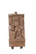 Hanuman Wooden Relief Panel