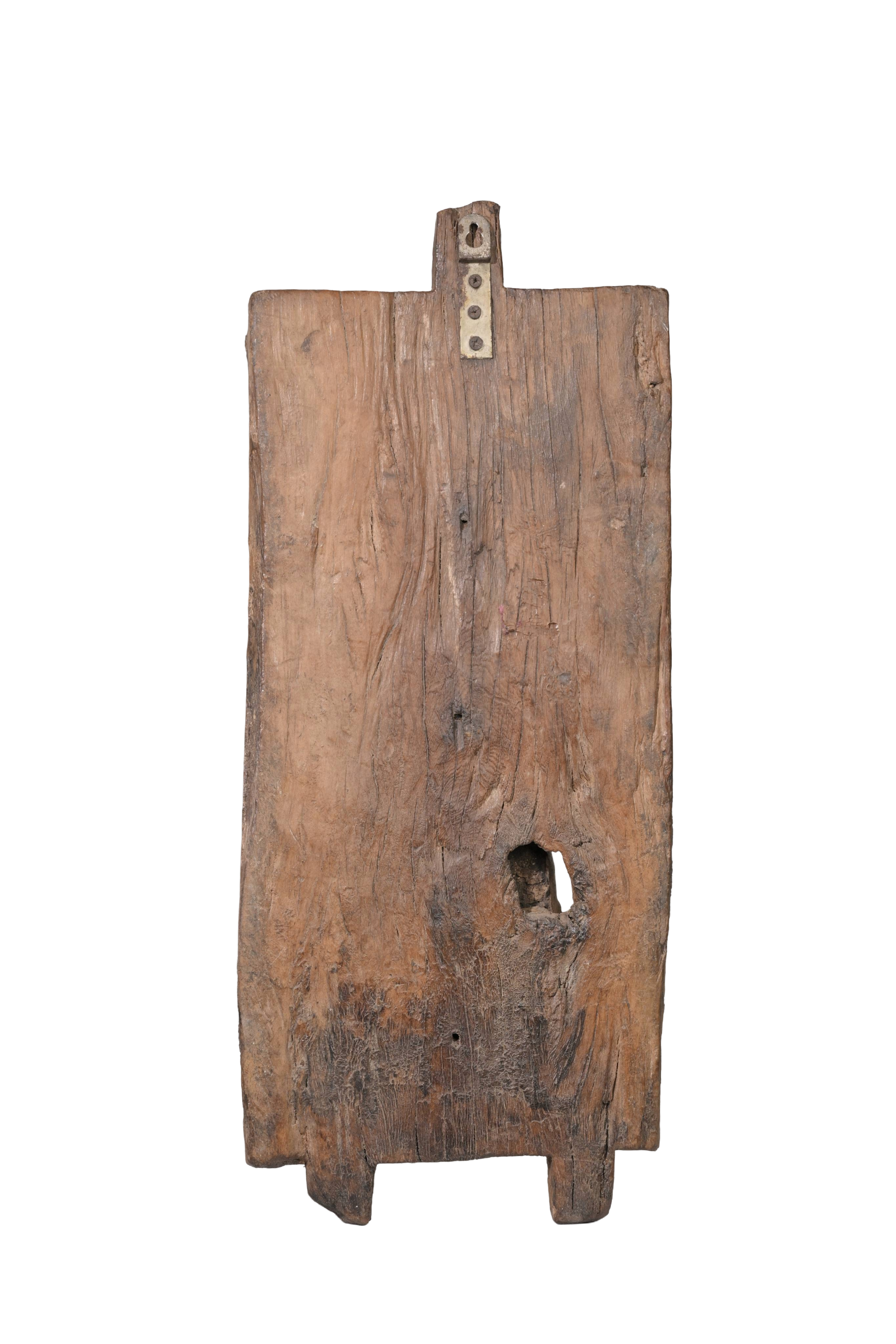 Hanuman Wooden Relief Panel