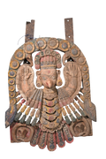 Garuda Temple Wooden Wall Panel