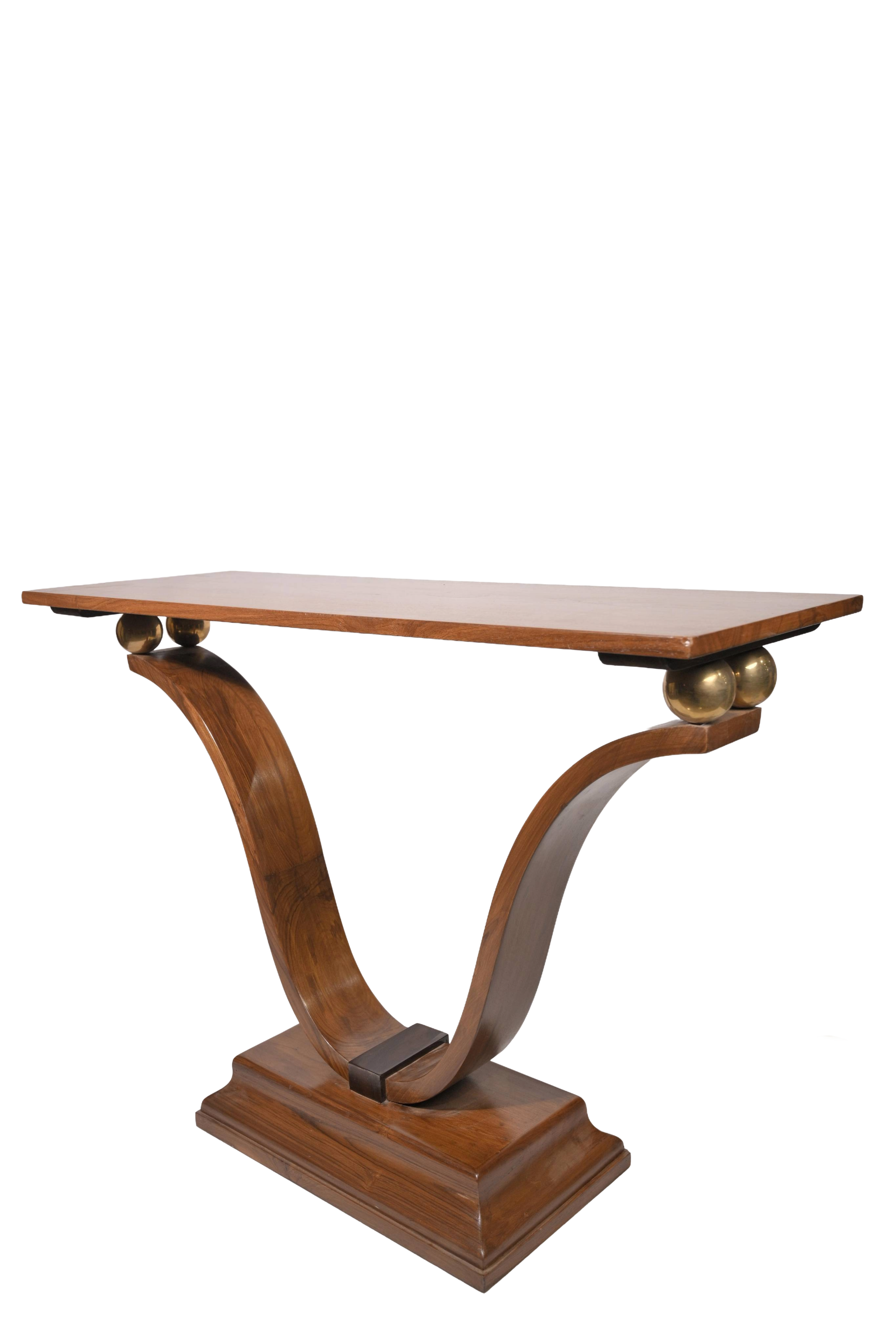Valmont Sculptural Console Table