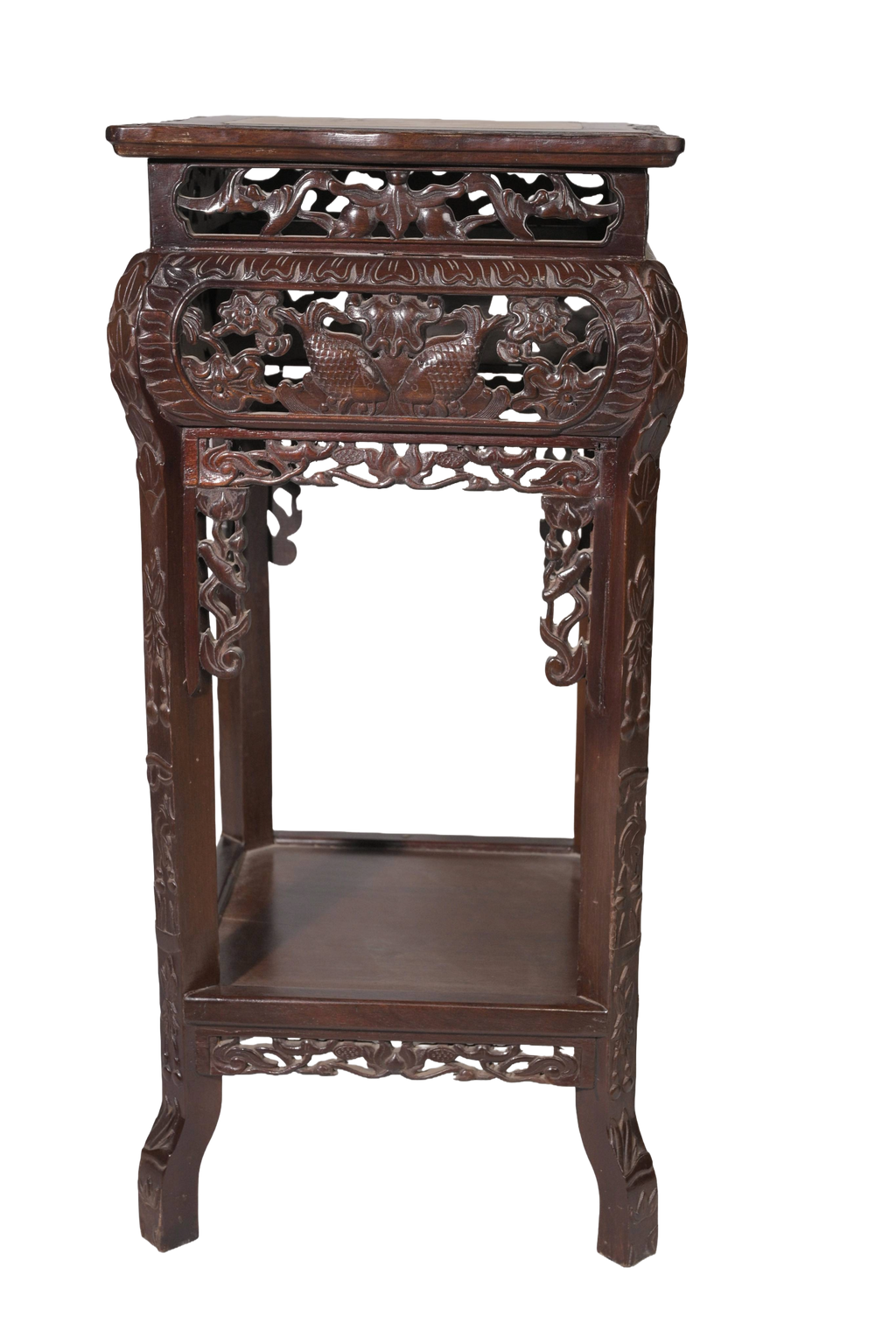 Imperial Scholar Marble Top Display Pedestal
