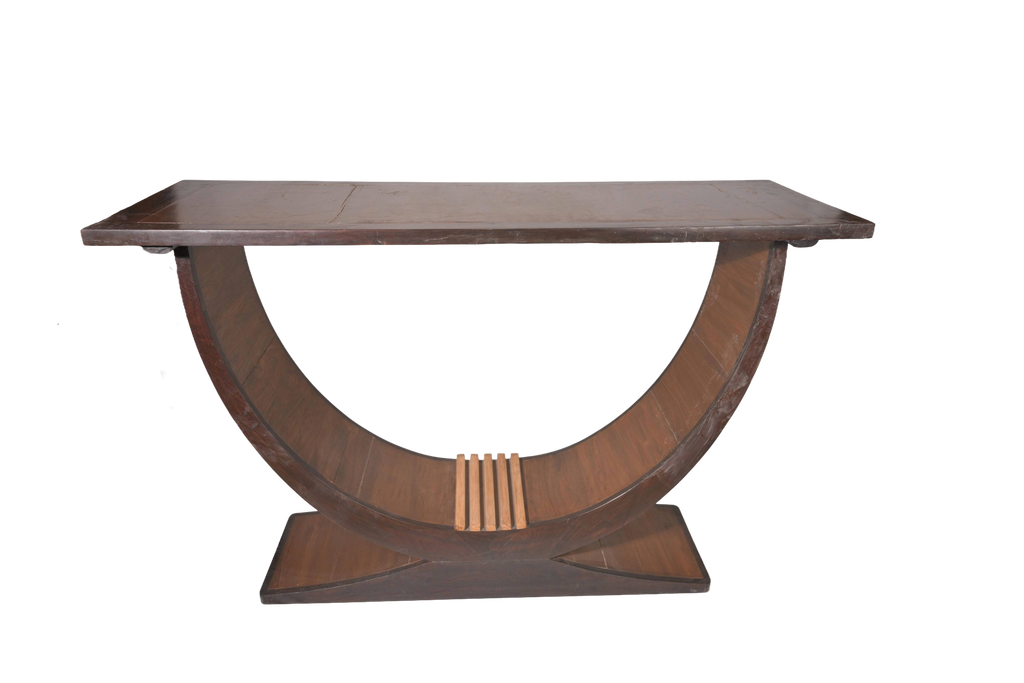 Art Deco Crescent Console Table