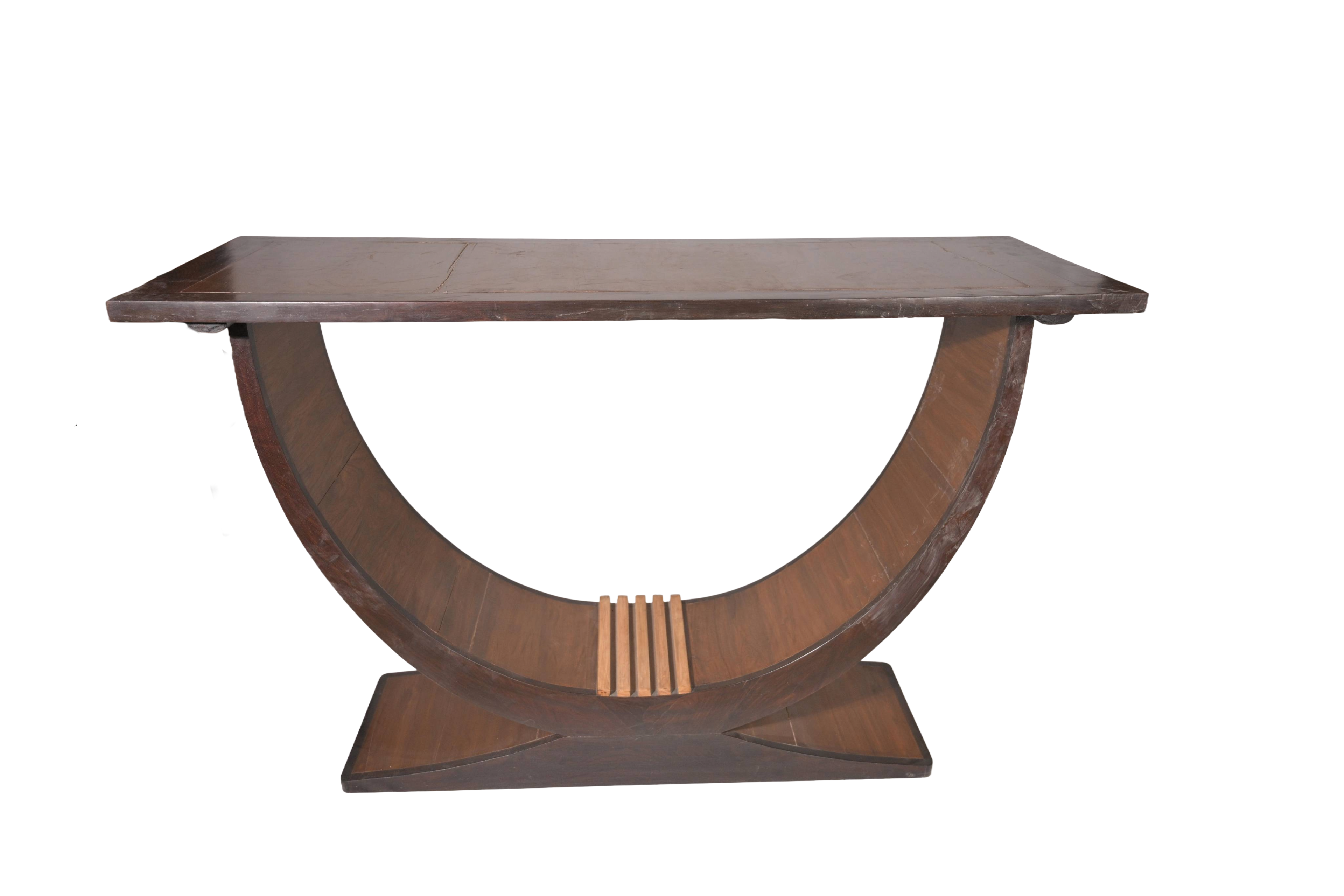 Art Deco Crescent Console Table