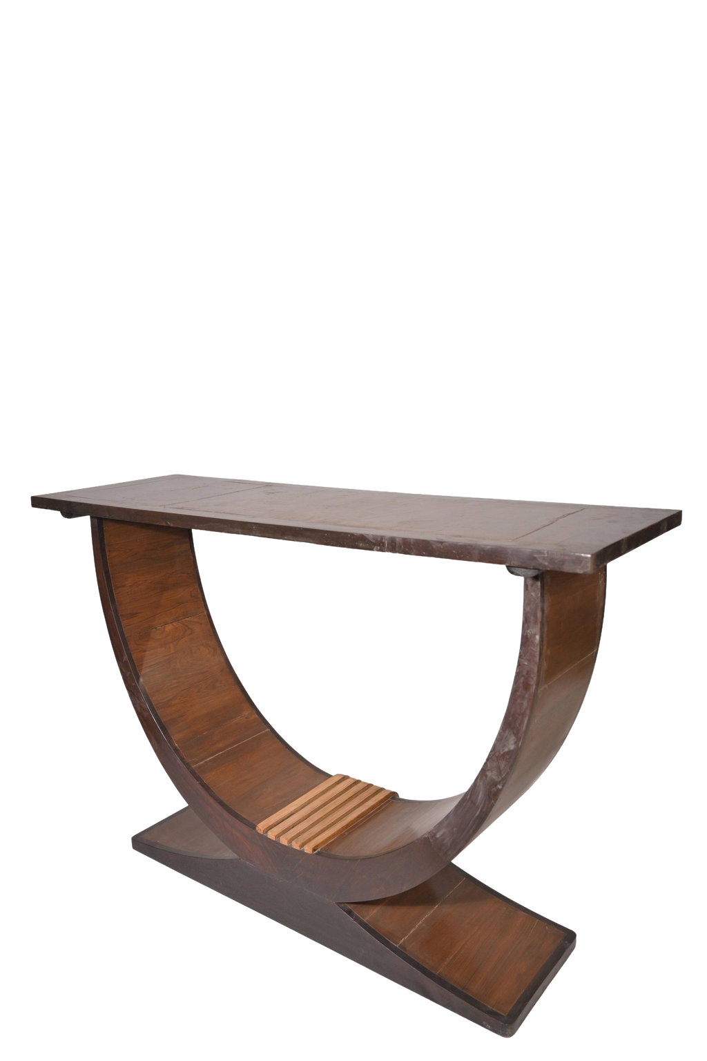 Art Deco Crescent Console Table