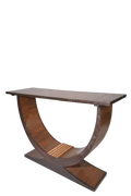 Art Deco Crescent Console Table