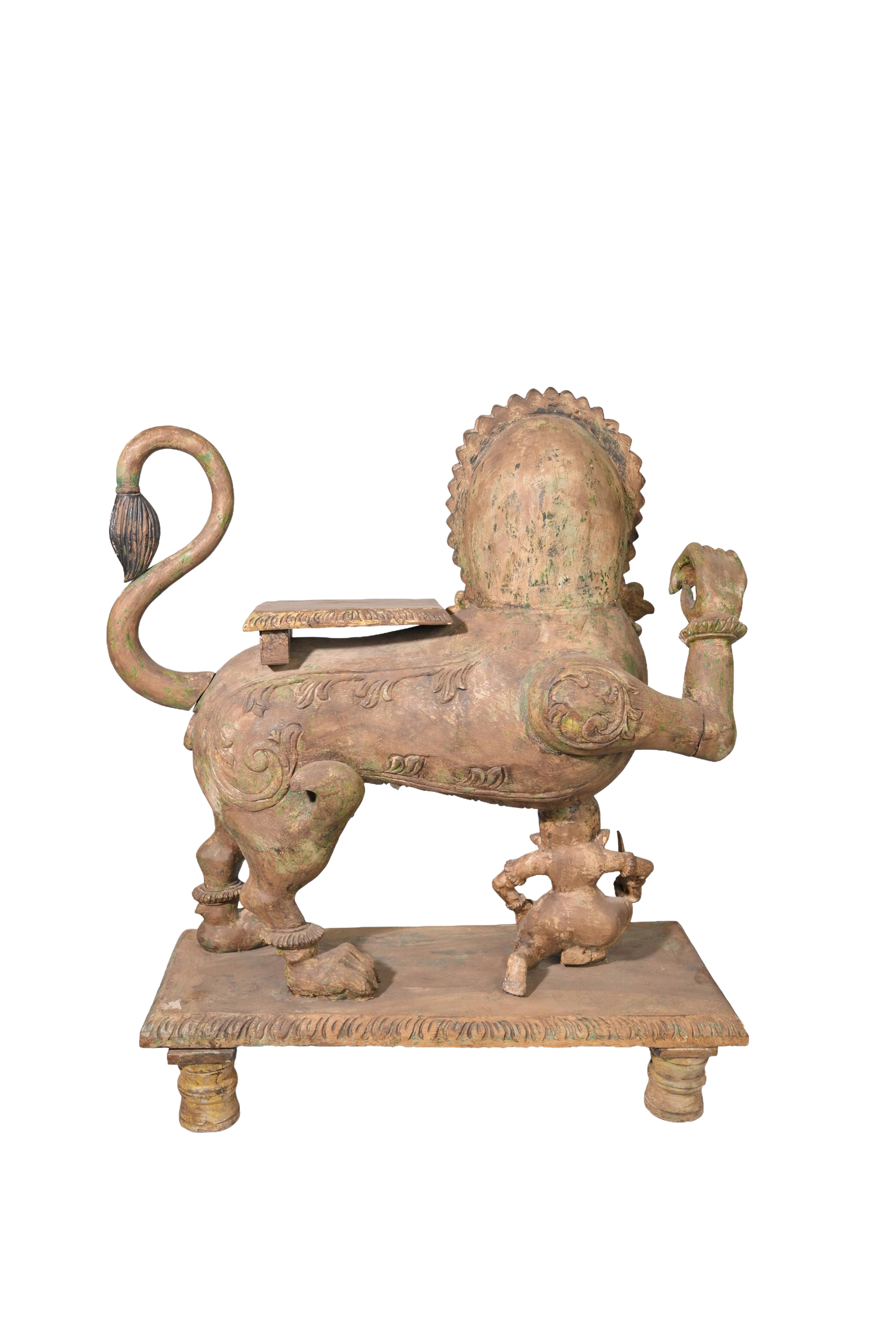 Royal Yali Simha Vahana Sculpture