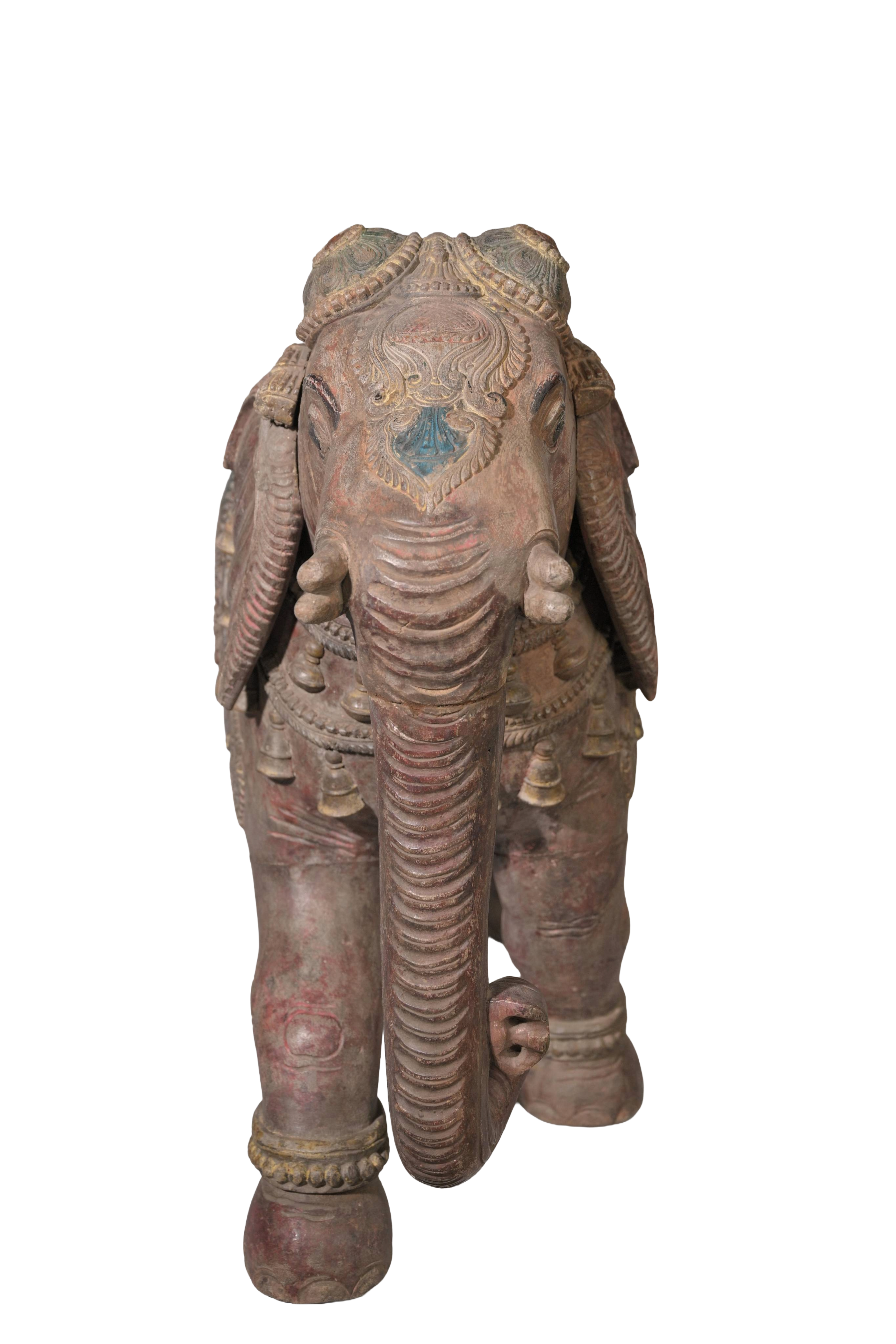 Vintage Decorative Elephant Sculpture