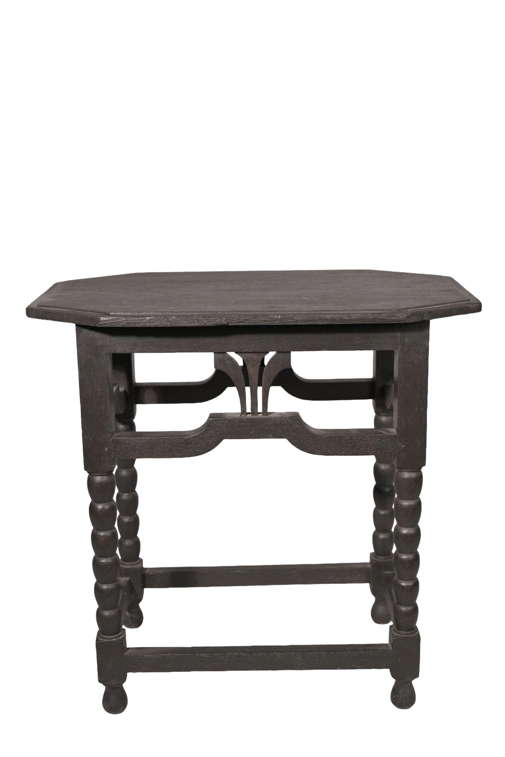 Vintage Colonial Octagonal Accent Table