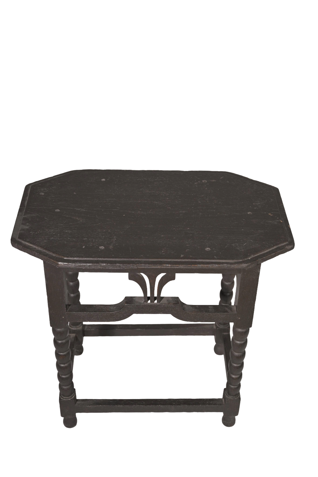 Vintage Colonial Octagonal Accent Table