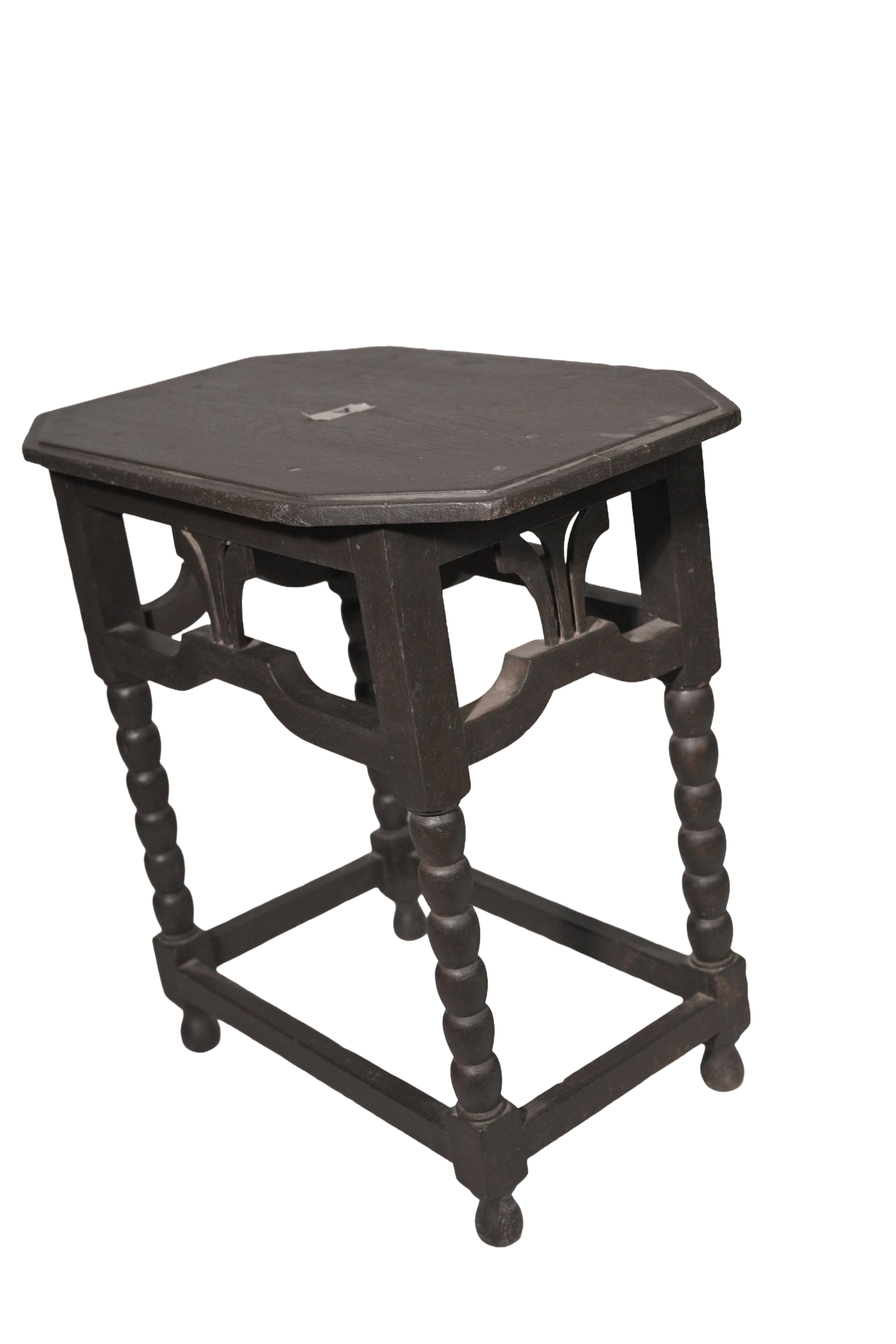 Vintage Colonial Octagonal Accent Table
