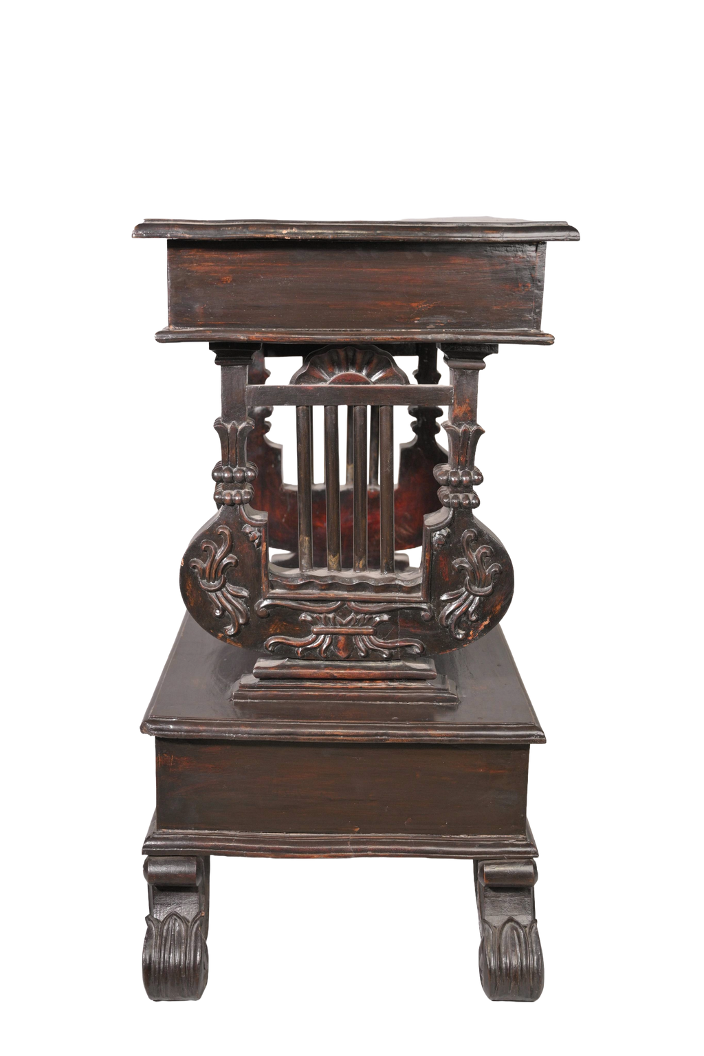 Antique Style Double Drawer End Table