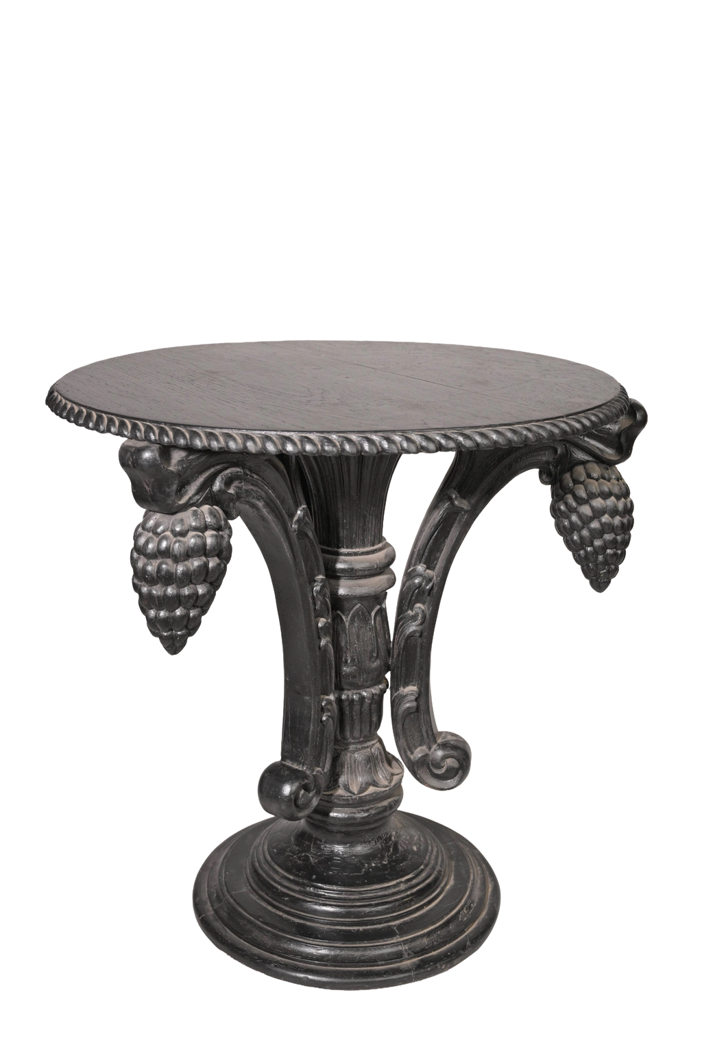 Luxury Blackwood Grapevine Pedestal Table