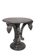 Luxury Blackwood Grapevine Pedestal Table