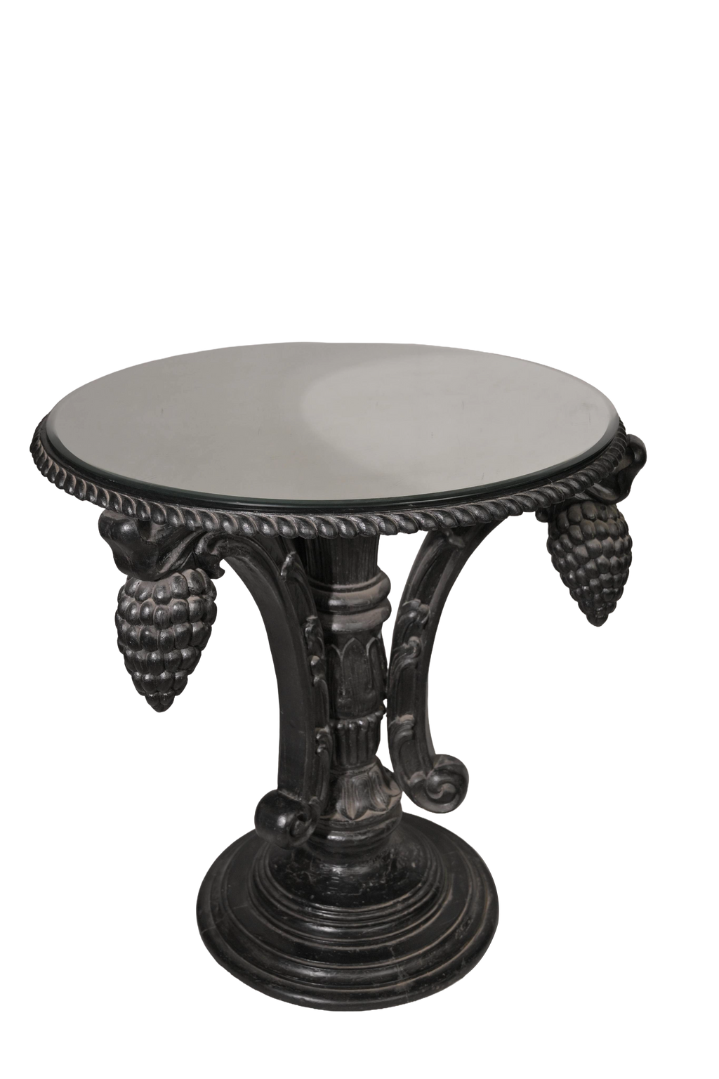Luxury Blackwood Grapevine Pedestal Table