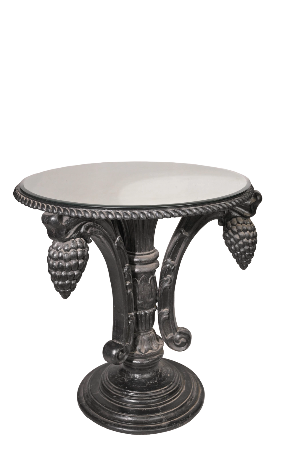 Luxury Blackwood Grapevine Pedestal Table