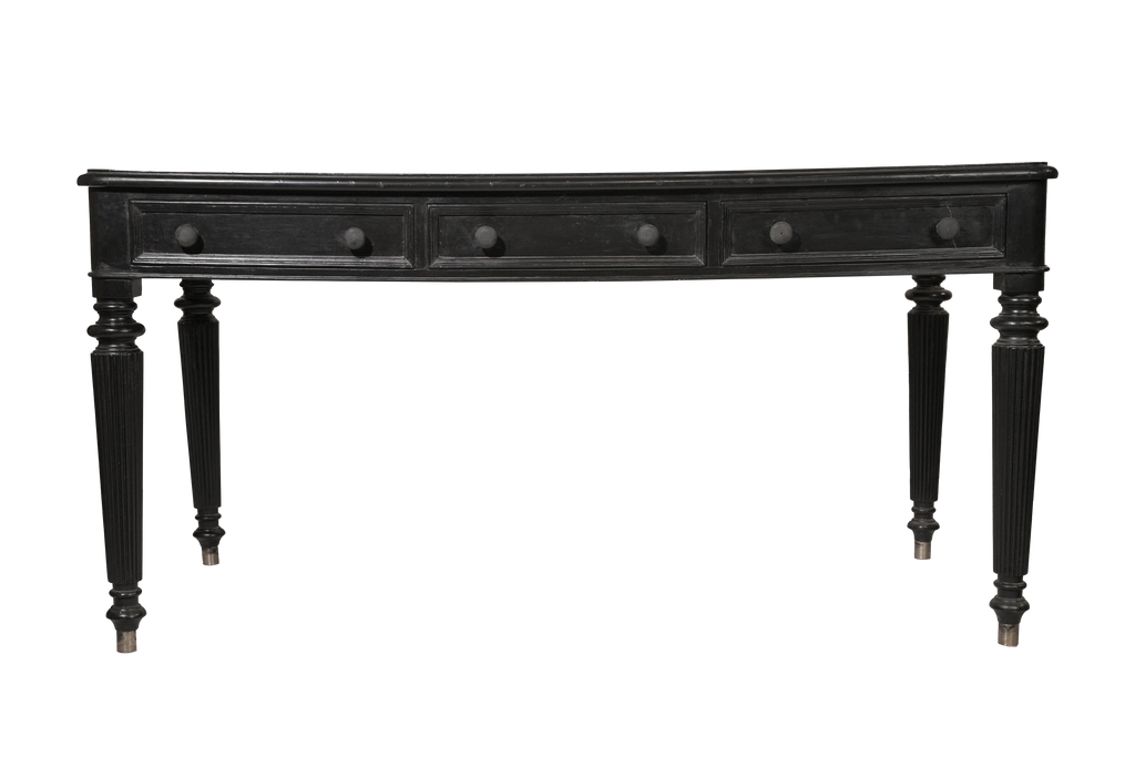 Colonial Black Writing Desk Table