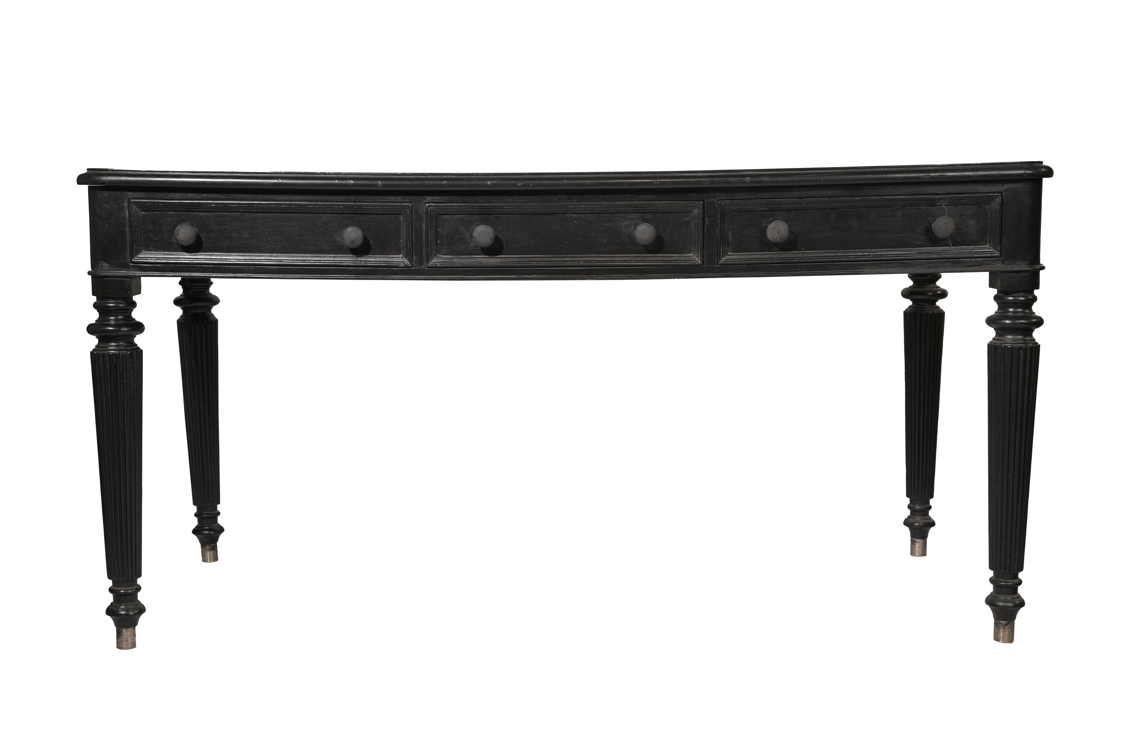 Colonial Black Writing Desk Table
