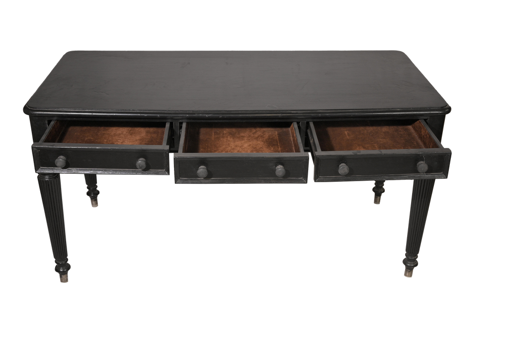 Colonial Black Writing Desk Table