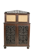 Vintage Carved Wooden Sideboard Cabinet