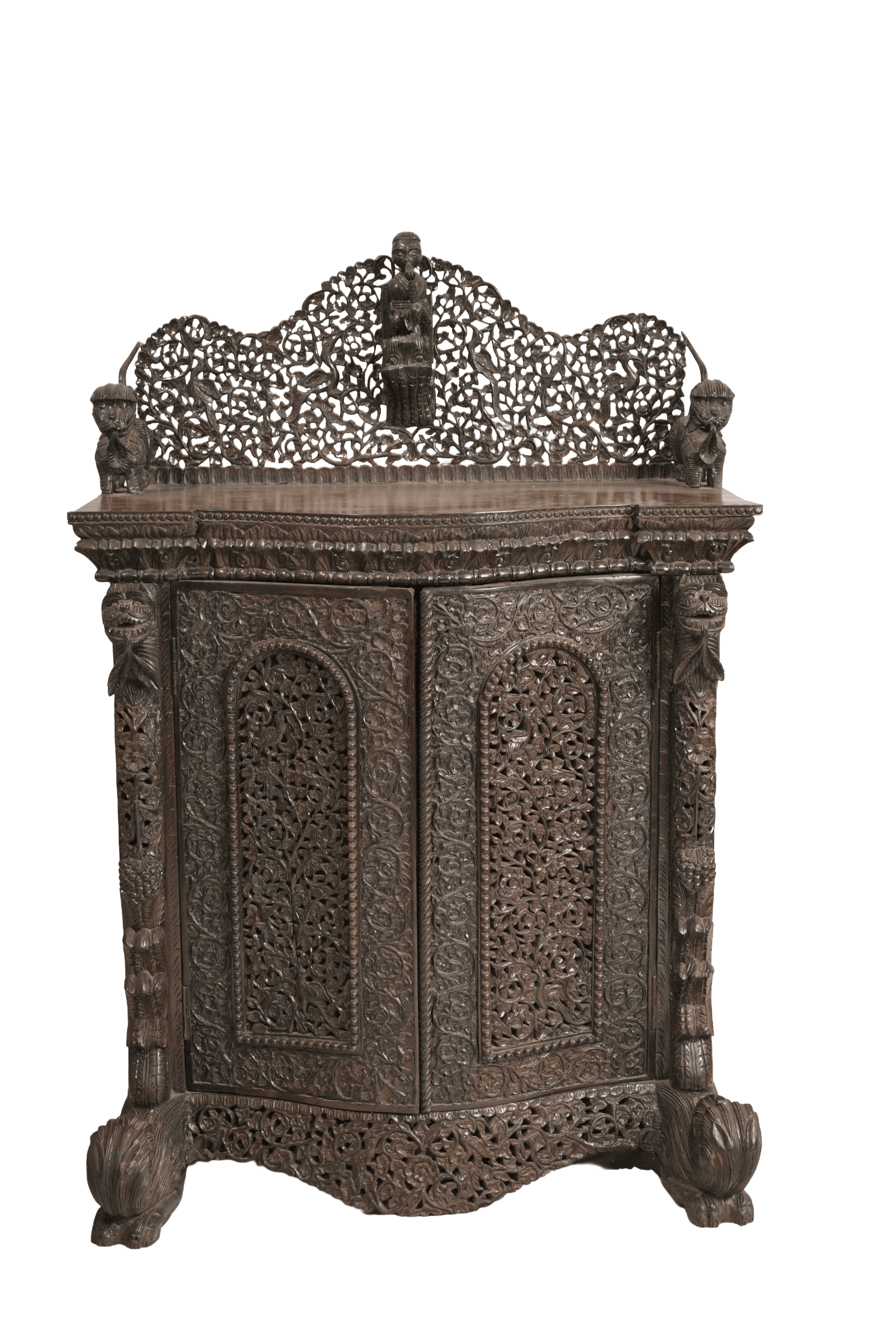 Hand-Carved Heritage Storage Chest