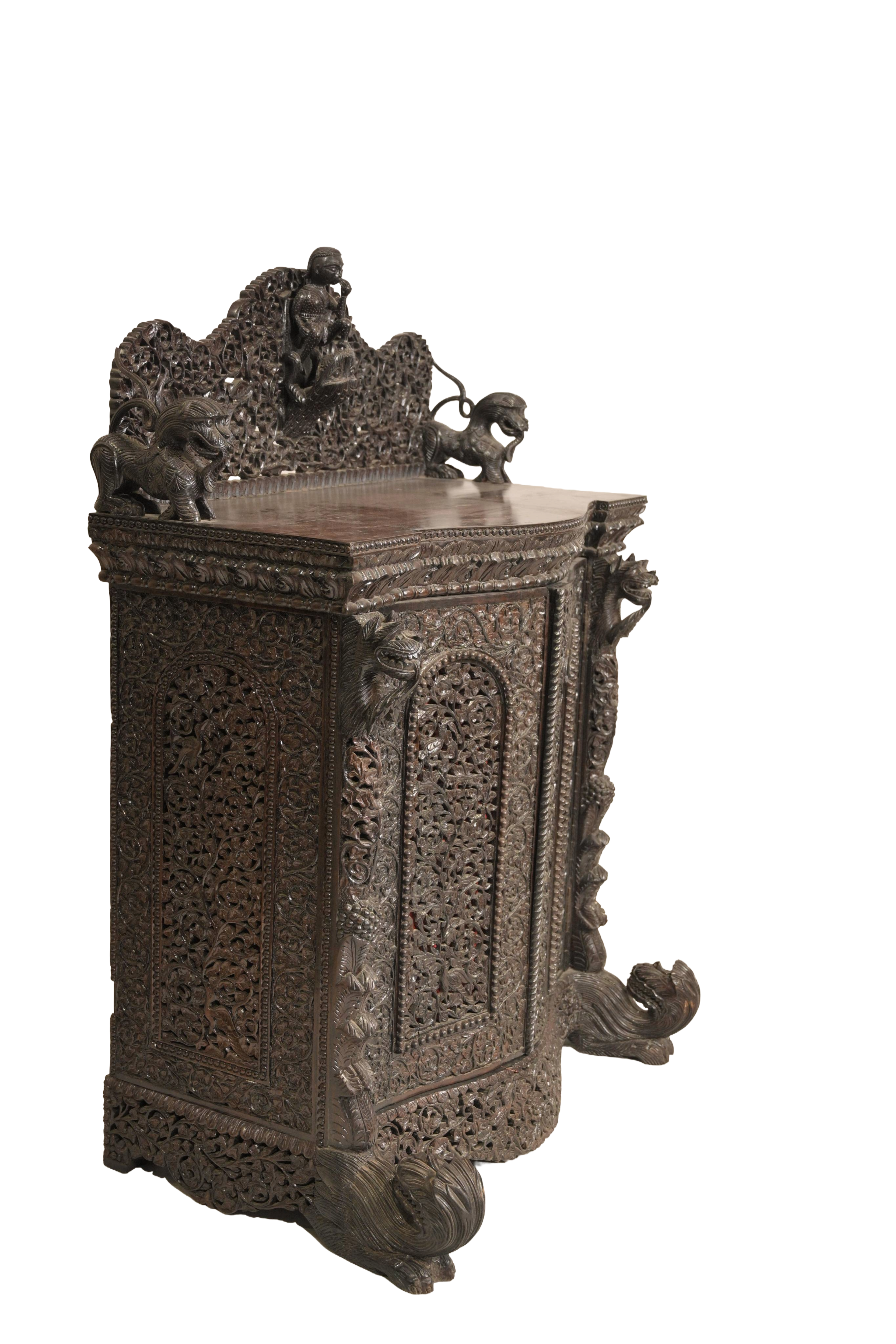 Hand-Carved Heritage Storage Chest