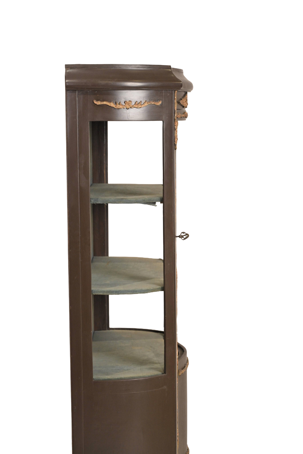 French Antique Curio Display Cabinet