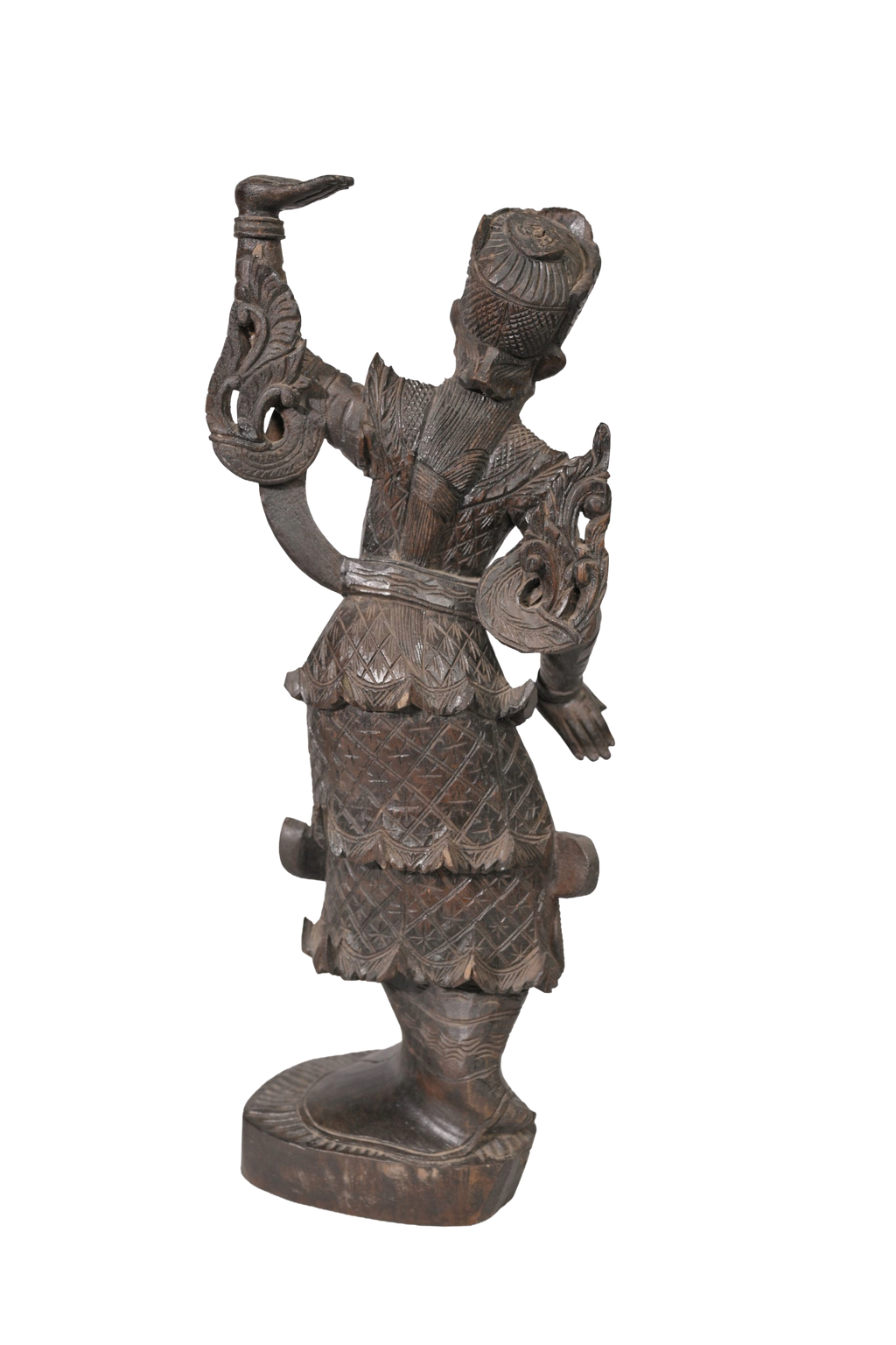 Carved Wooden Dancing Figure