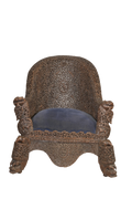 Hand-Carved Royal Throne Chair