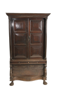 Antique Colonial Wooden Wardrobe