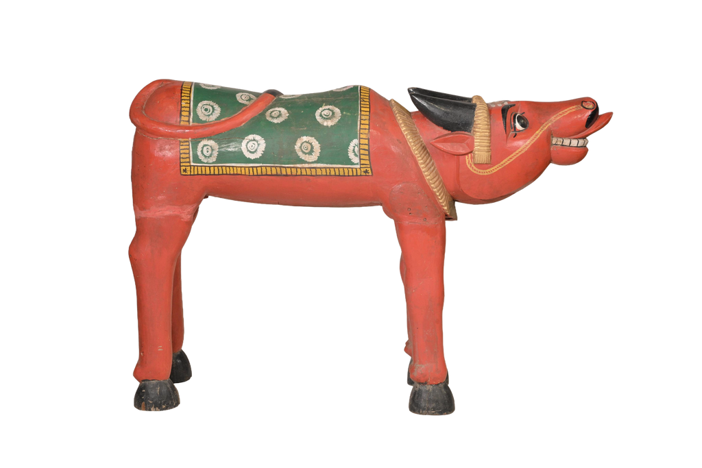 Royal Nandi Guardian Sculpture