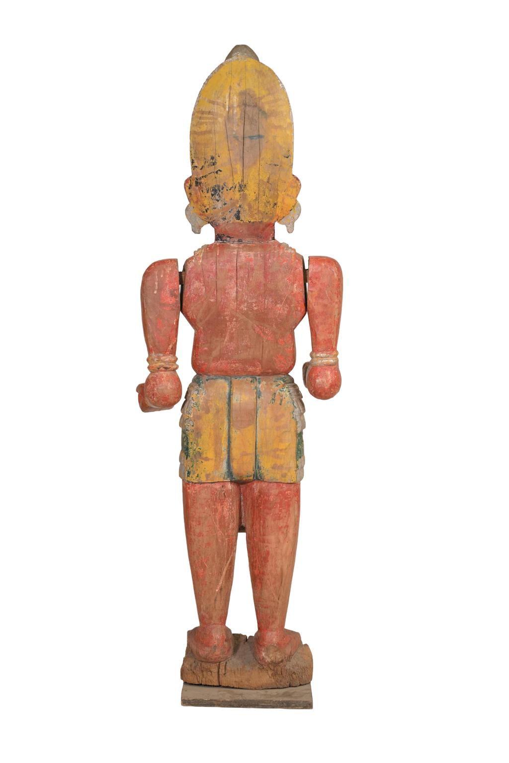 Antique Wooden Bhuta Guardian Statue