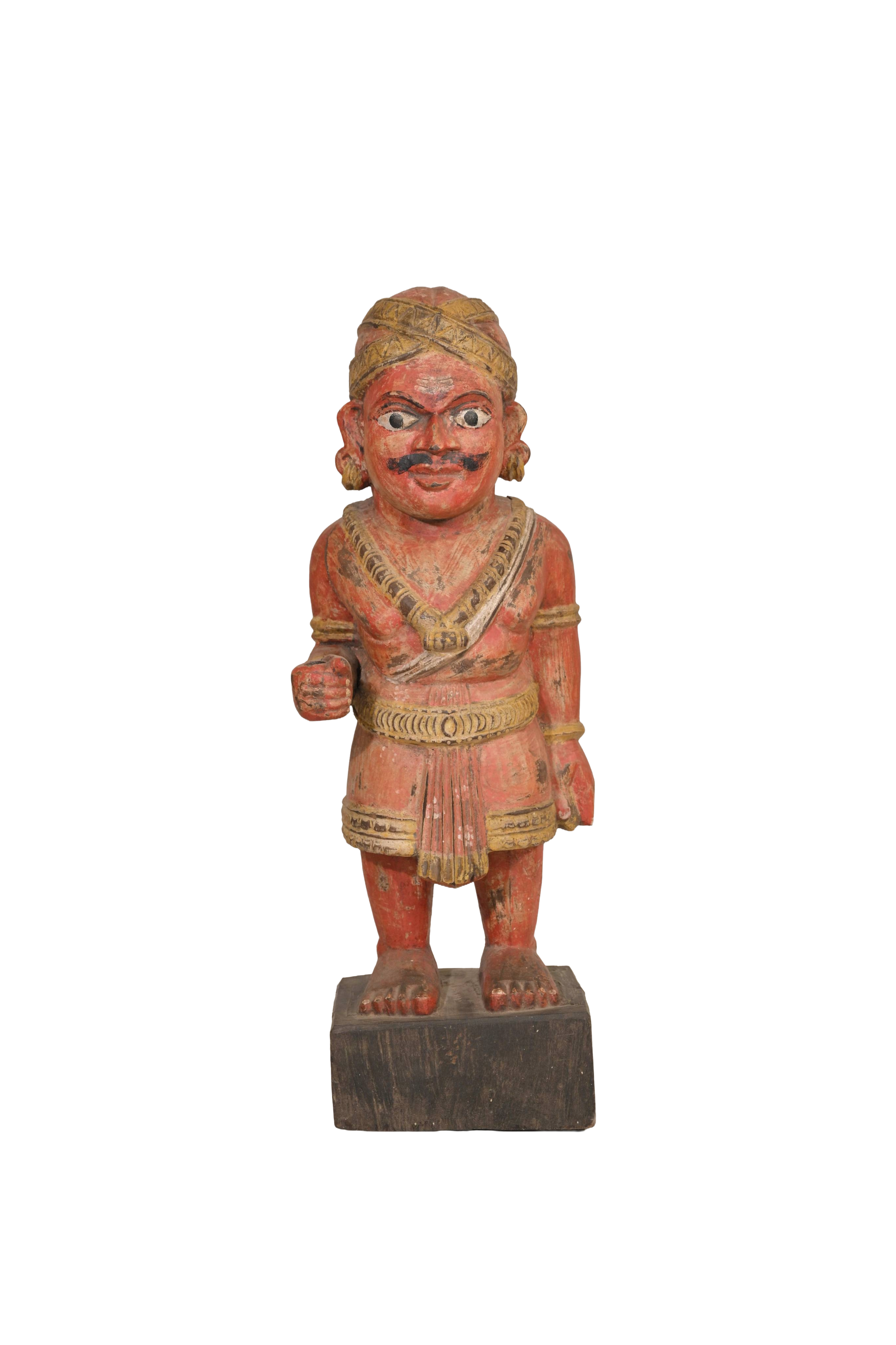 Vintage Folk Bhuta Guardian Statue