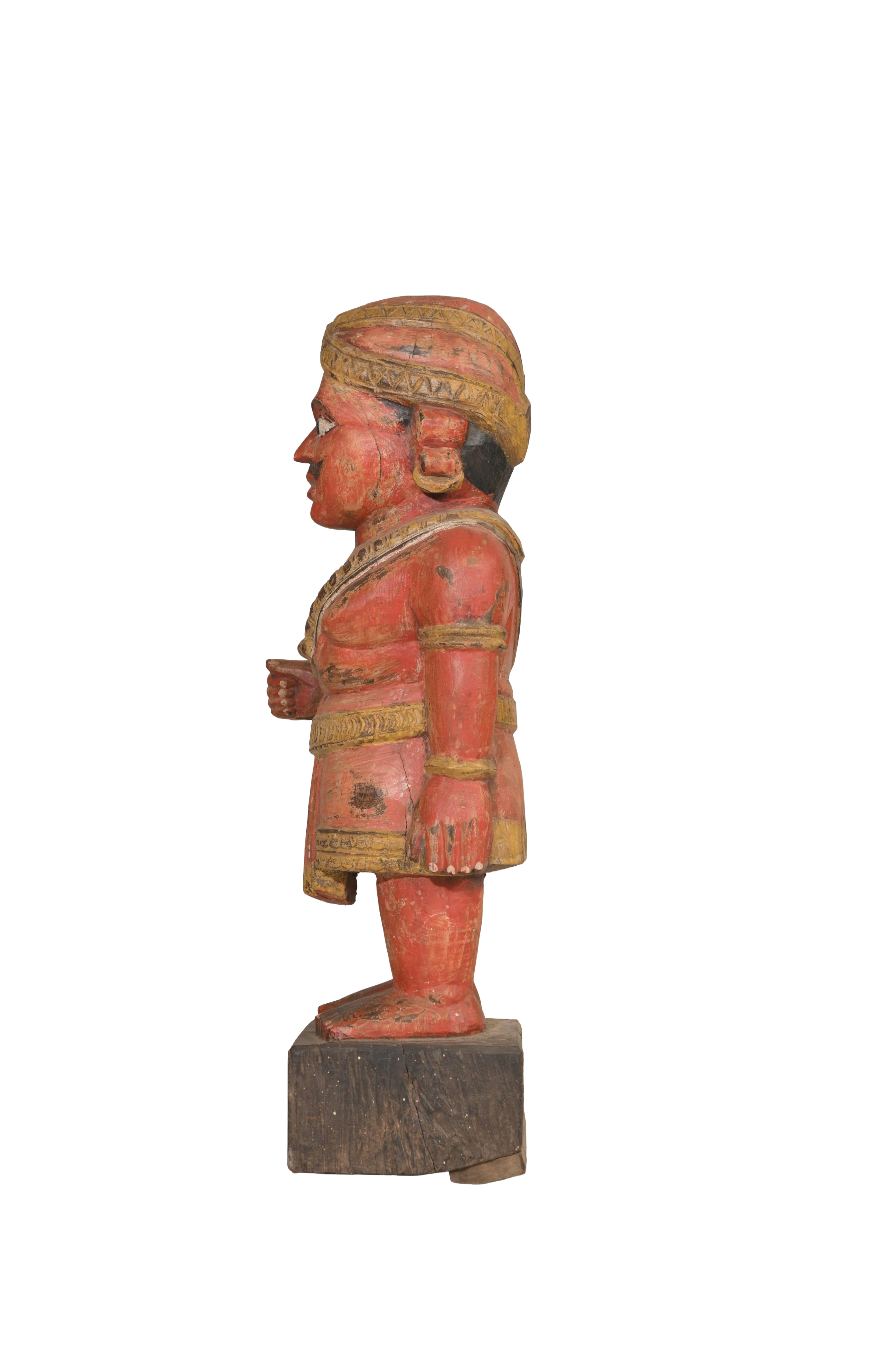 Vintage Folk Bhuta Guardian Statue