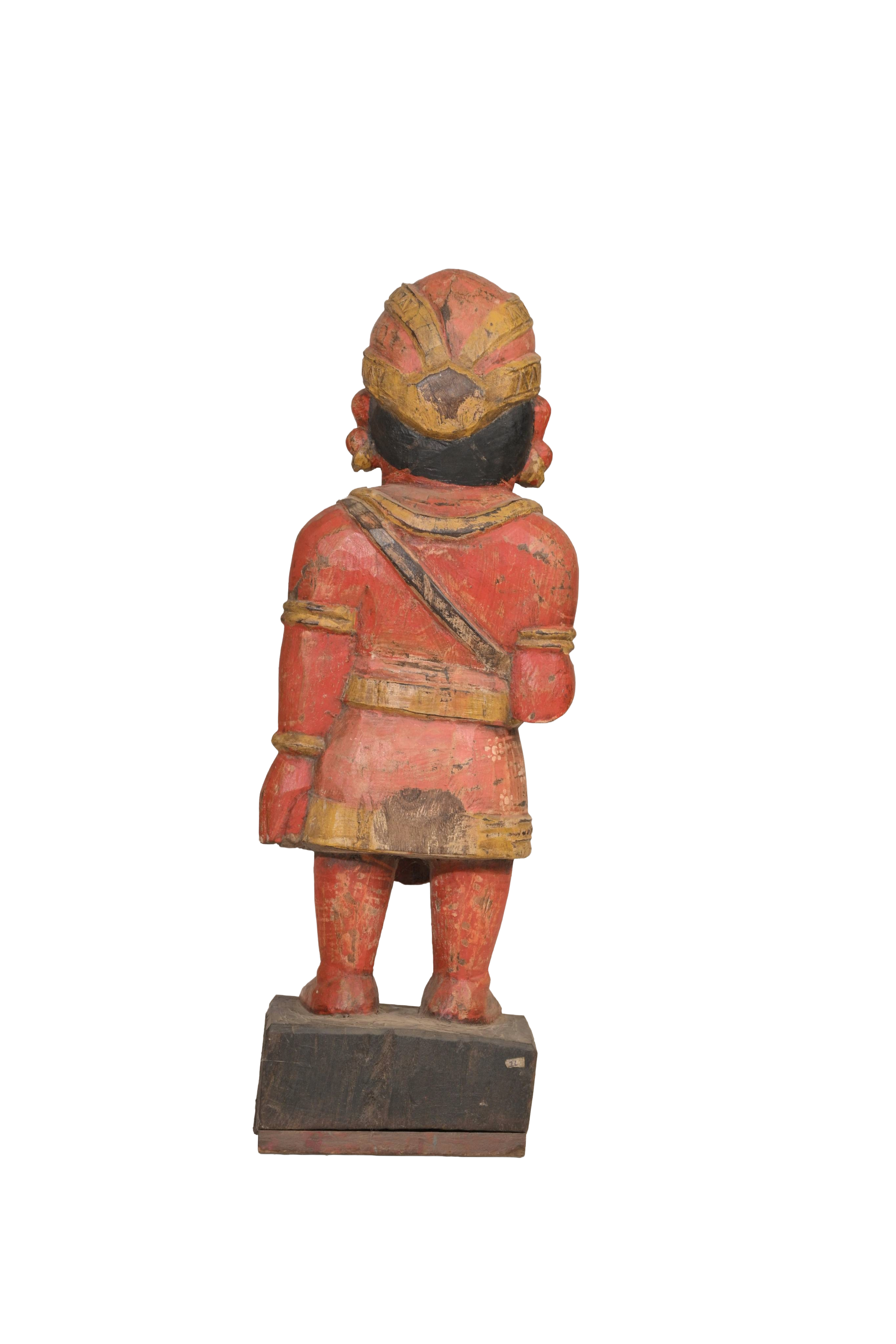 Vintage Folk Bhuta Guardian Statue