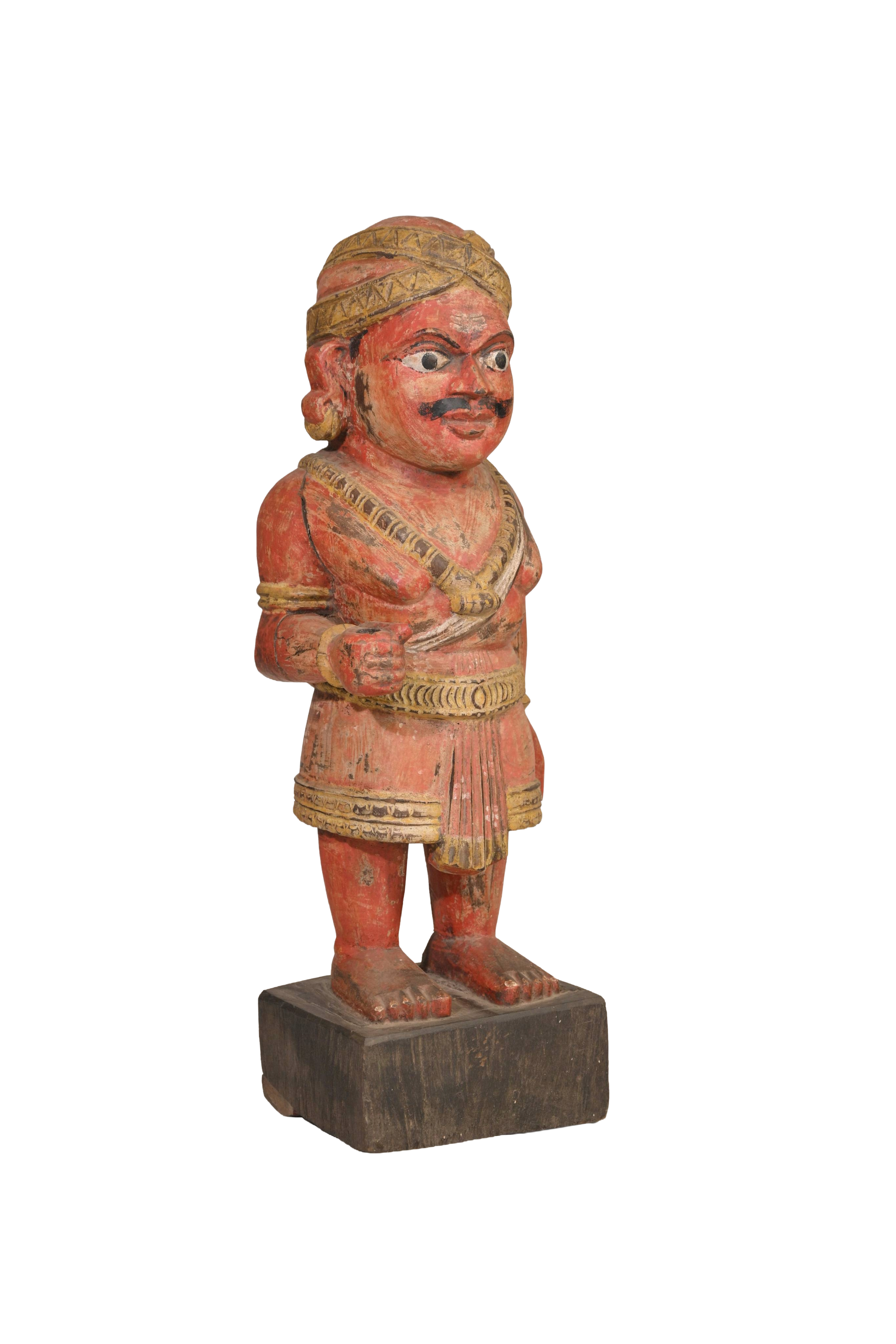 Vintage Folk Bhuta Guardian Statue