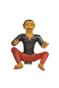 Handcrafted Folk Musician Sculpture