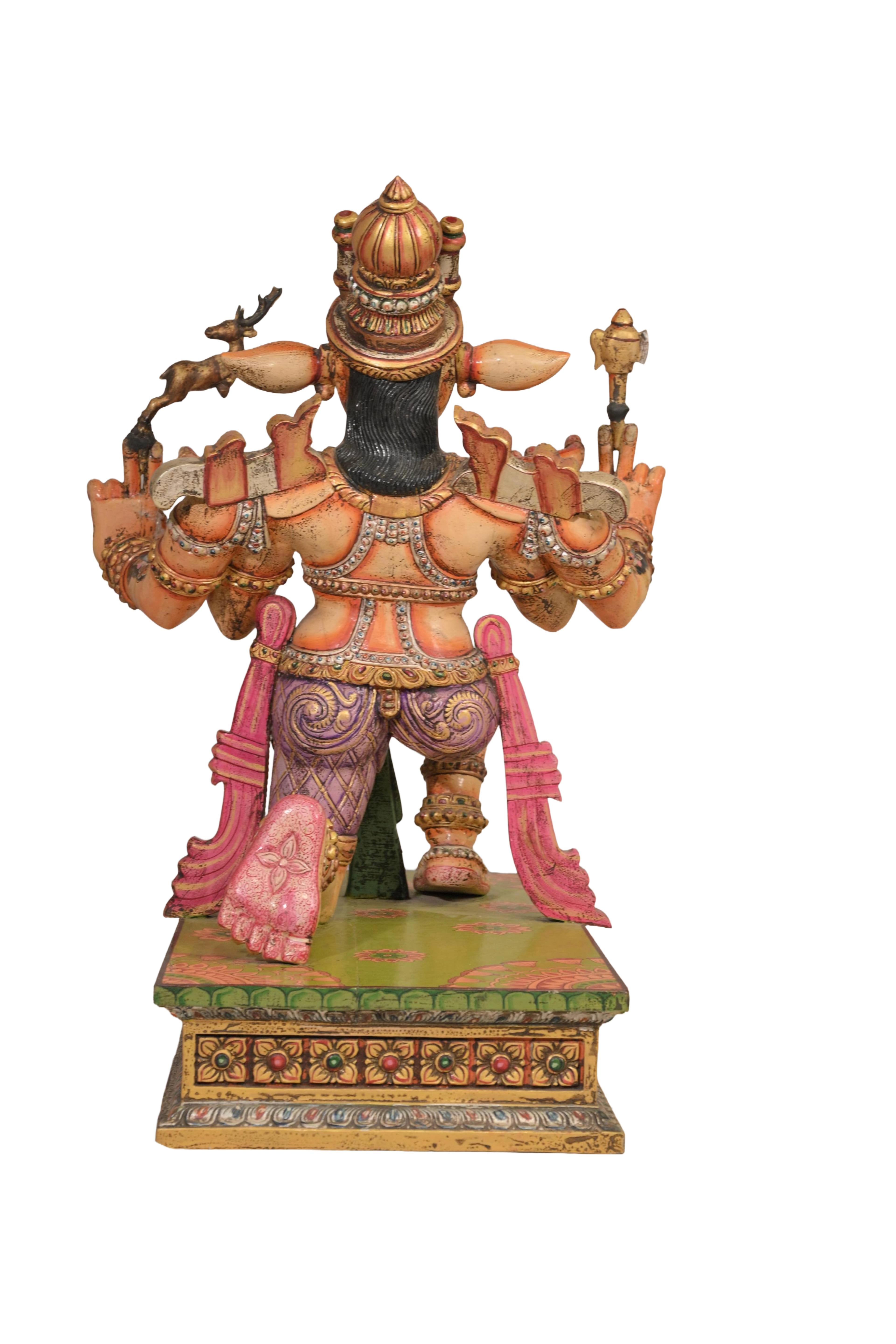 Hand-Painted Varaha Decor Sculpture